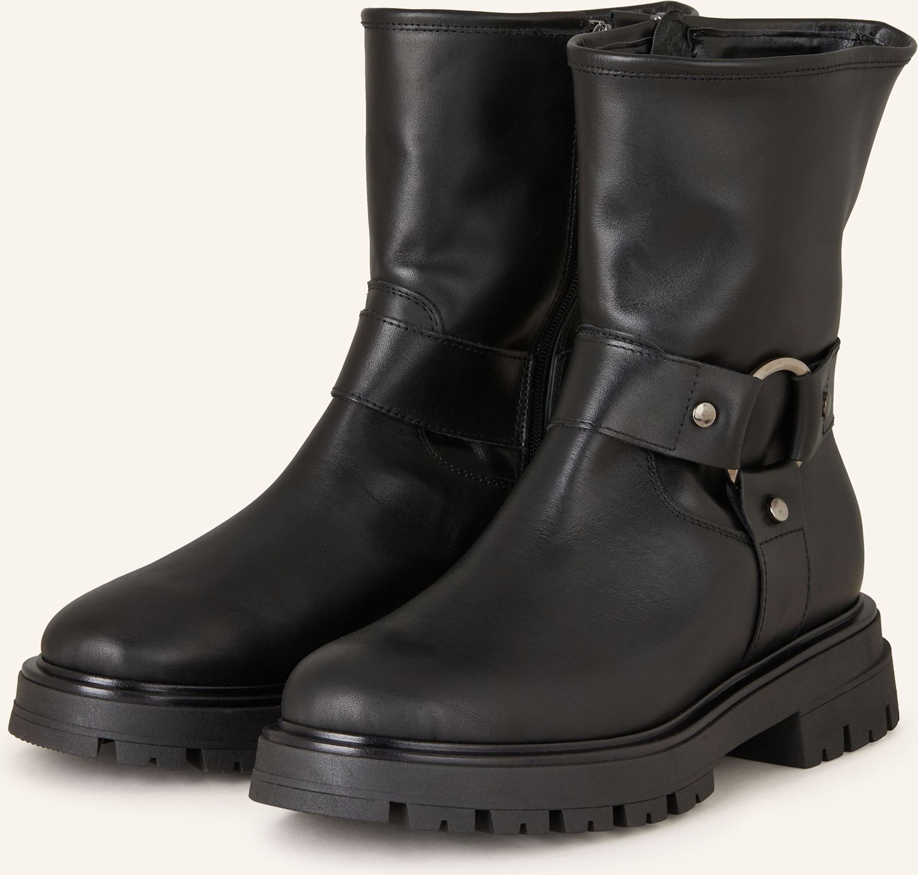Darling Harbour Biker Boots schwarz