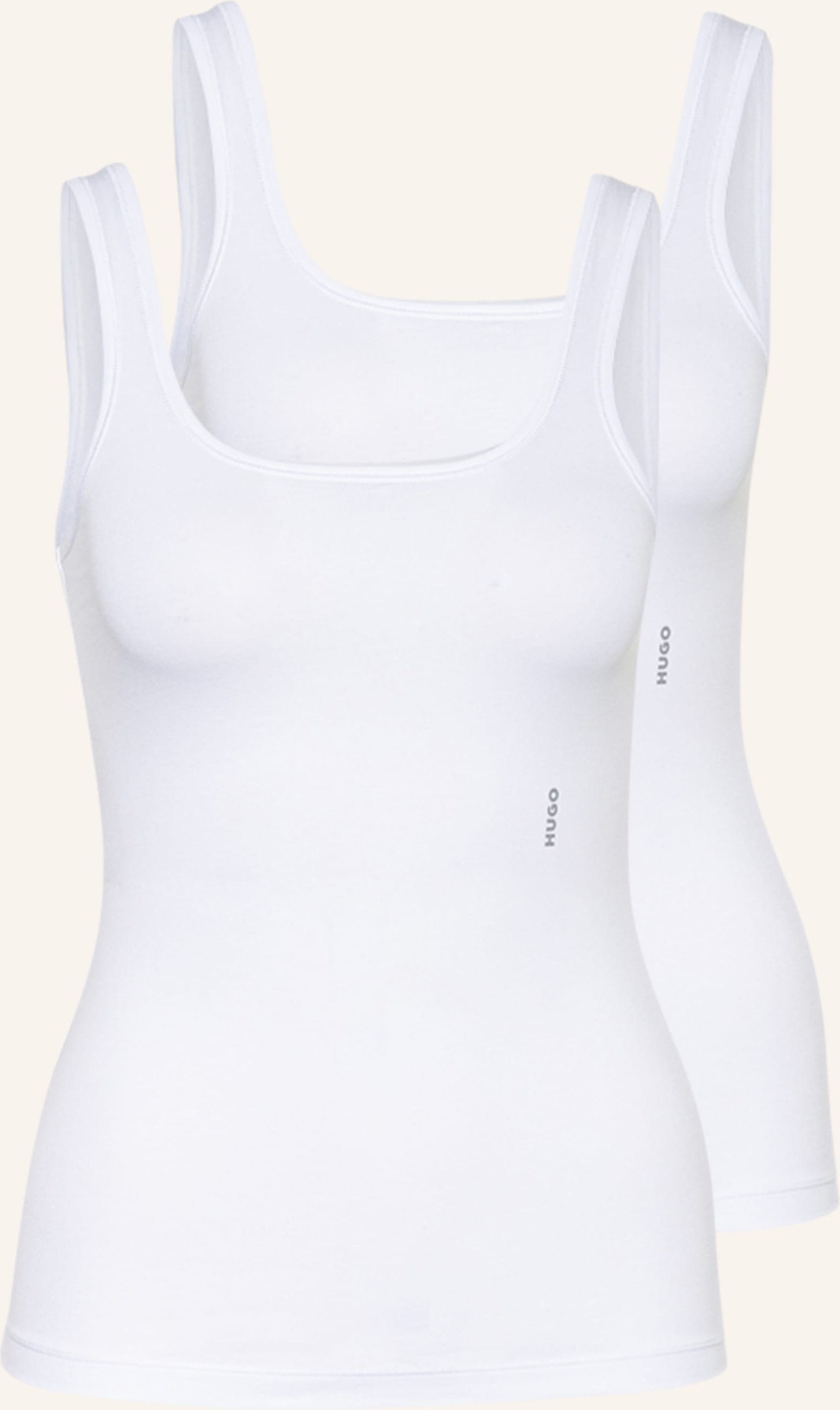 Hugo 2er-Pack Tops weiss