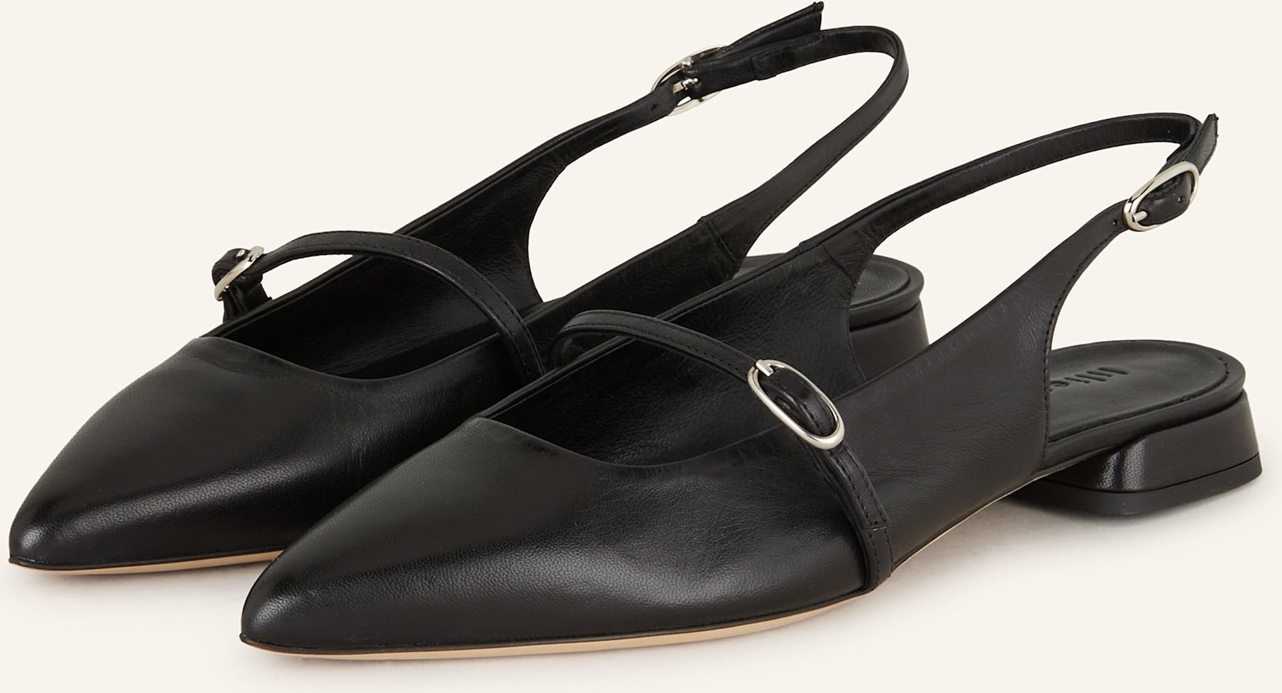 Lilienfels Slingballerinas schwarz