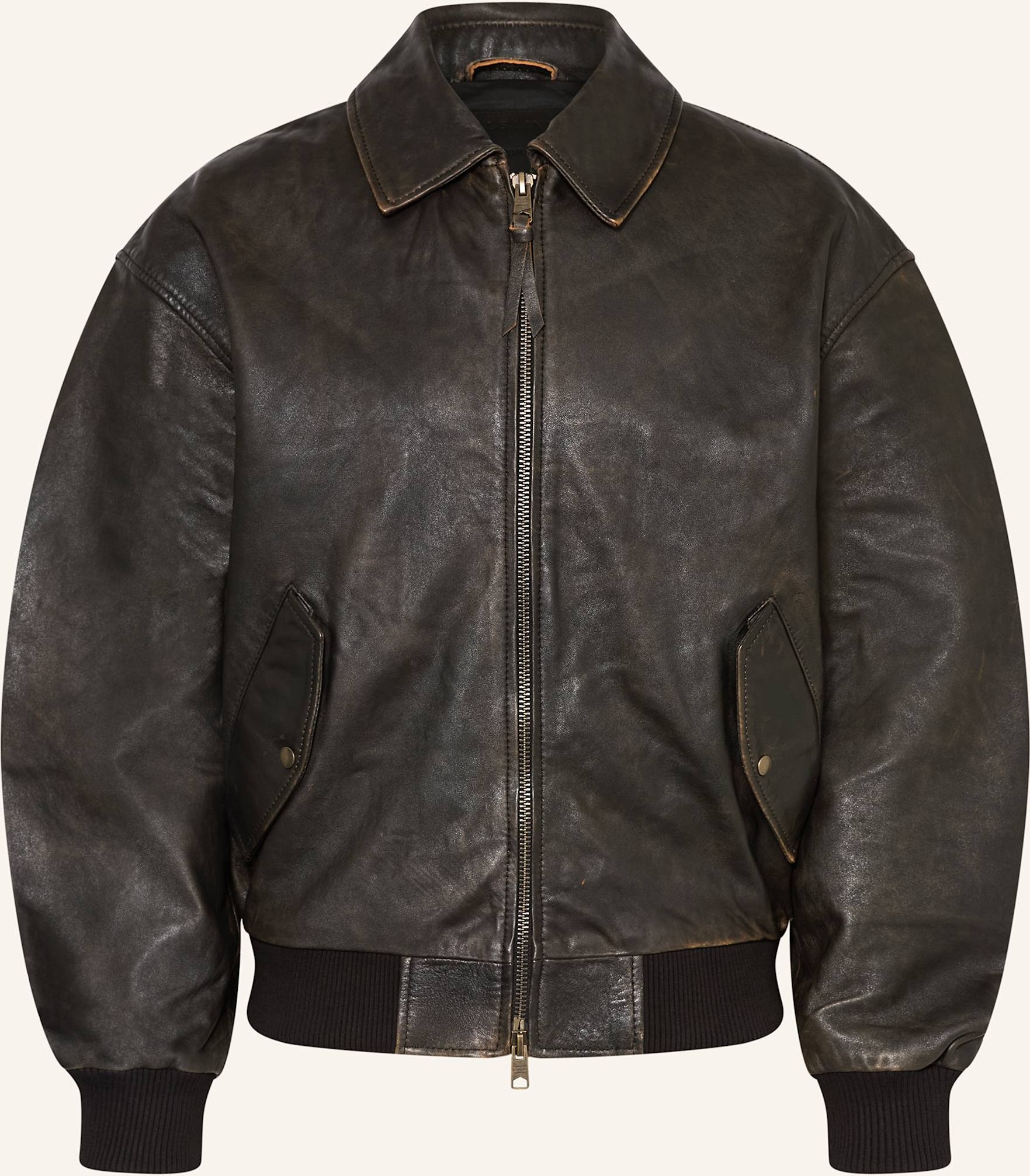 Allsaints Lederblouson Marco schwarz