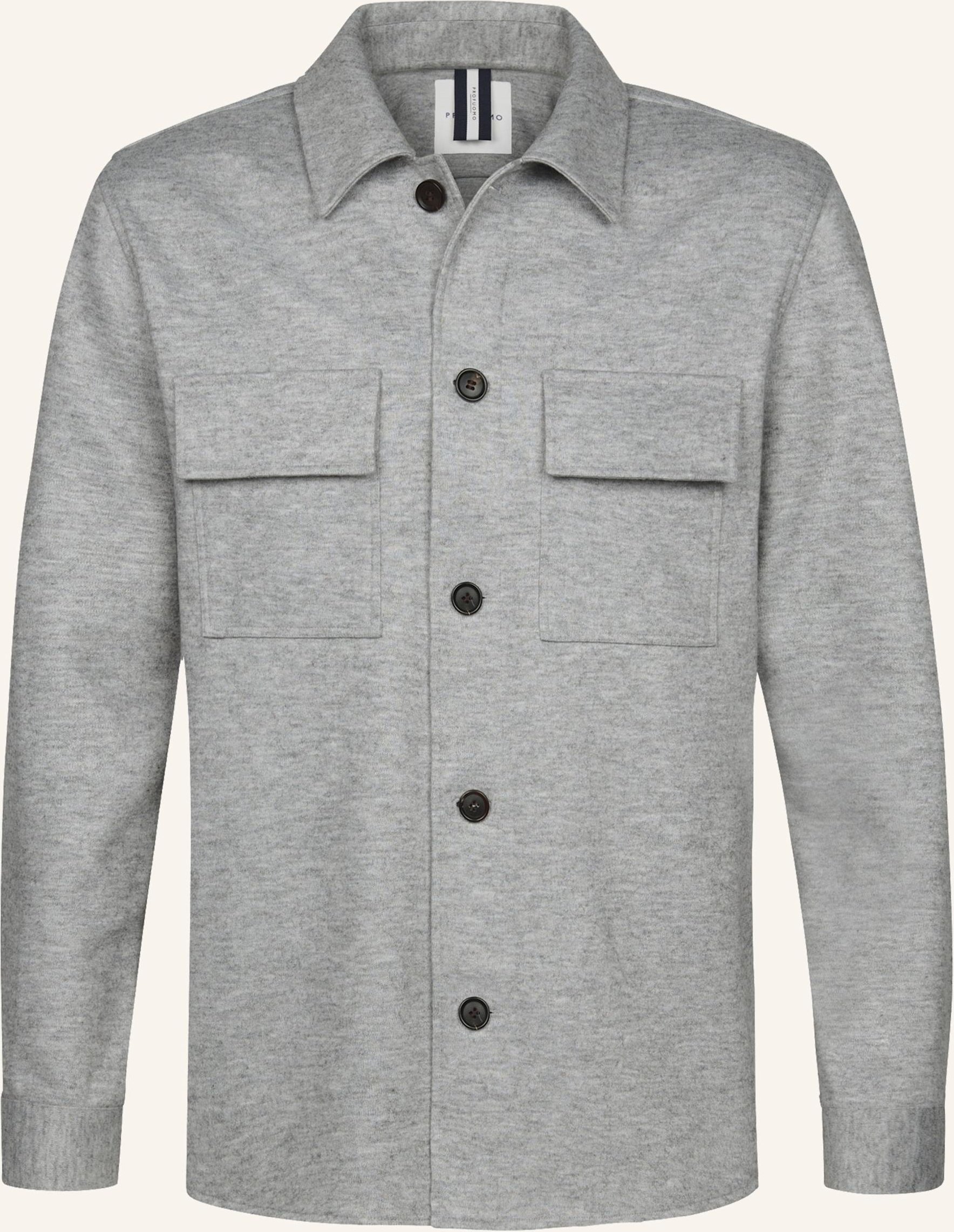 Profuomo Herren Overshirt grau