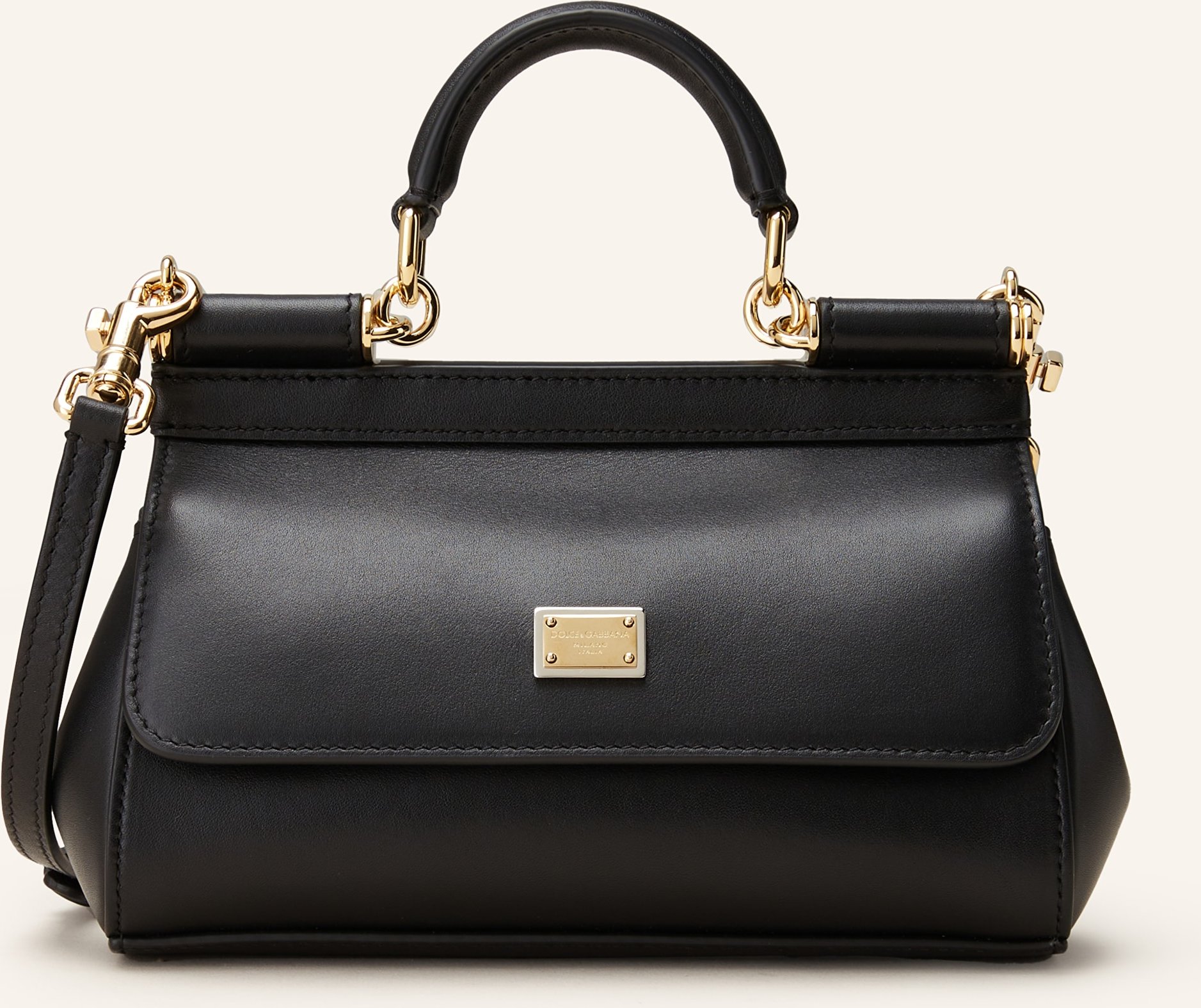 Dolce & Gabbana Handtasche Sicily Small schwarz