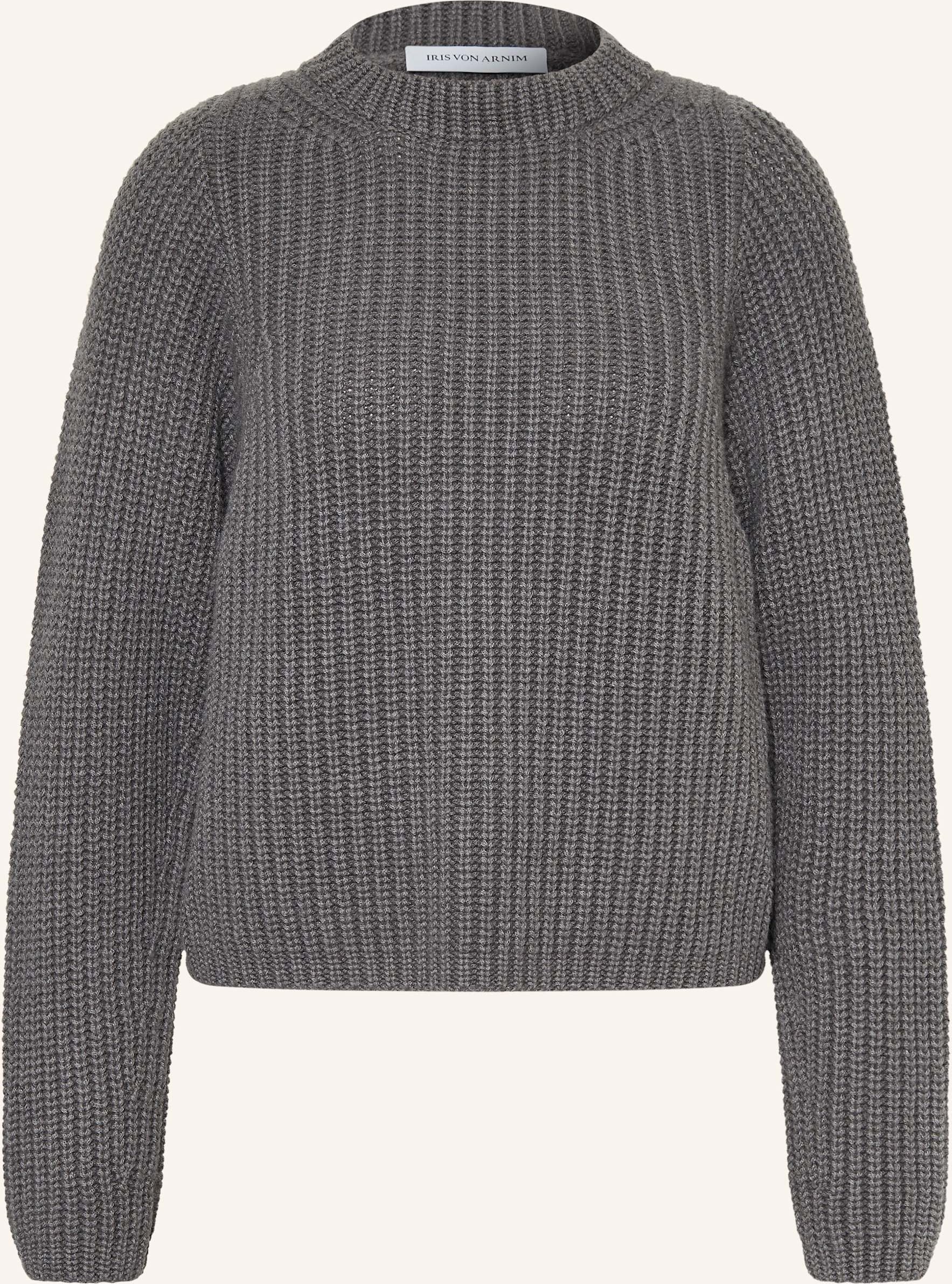Iris Von Arnim Cashmere-Pullover Adele grau