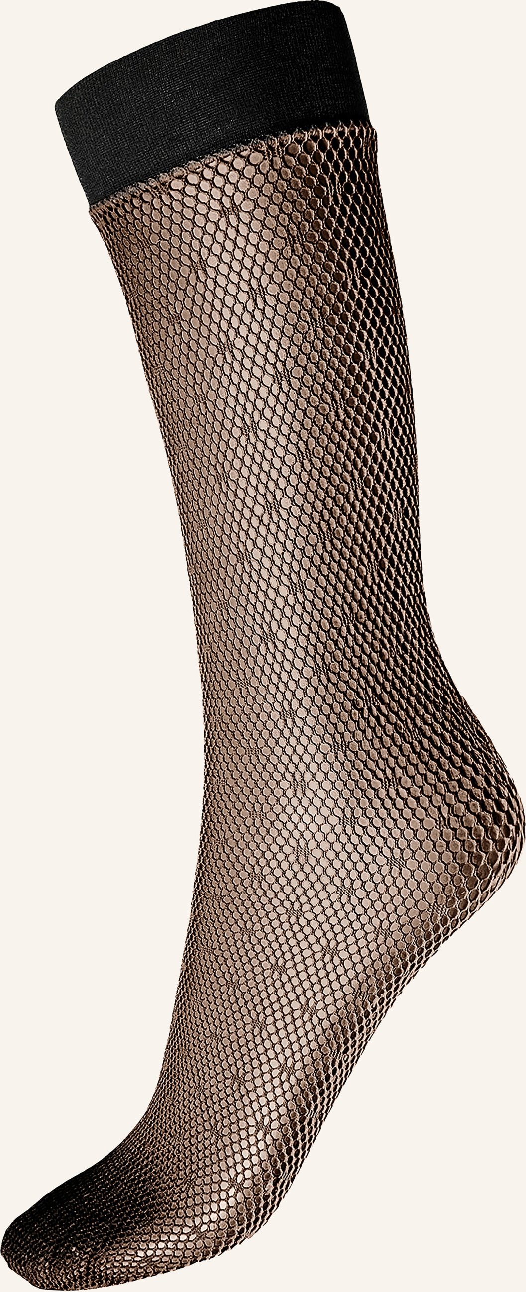 Wolford Feinstrumpf-Söckchen Dotted Net schwarz