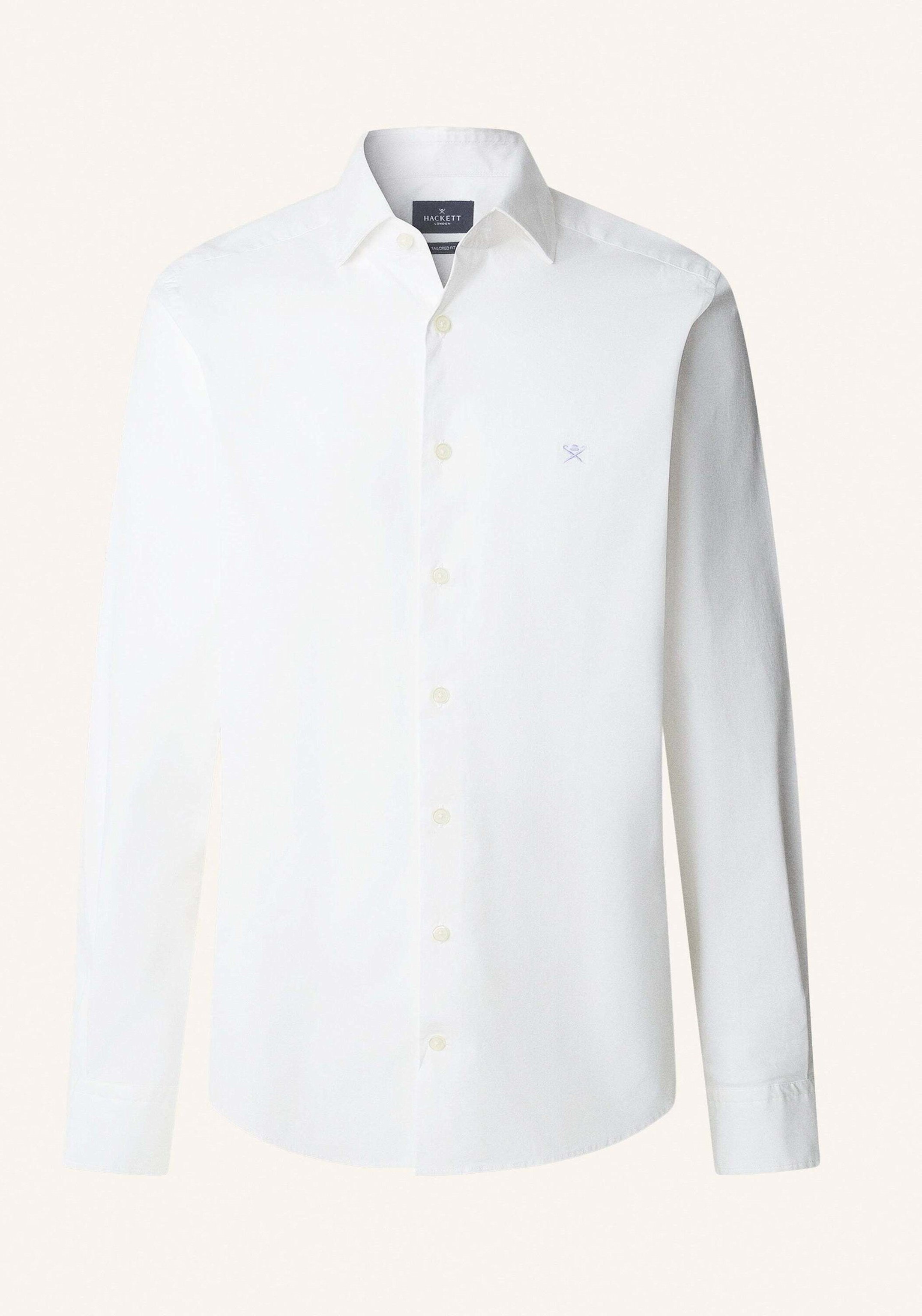 Hackett London Freizeithemd Ess Gmd Poplin weiss