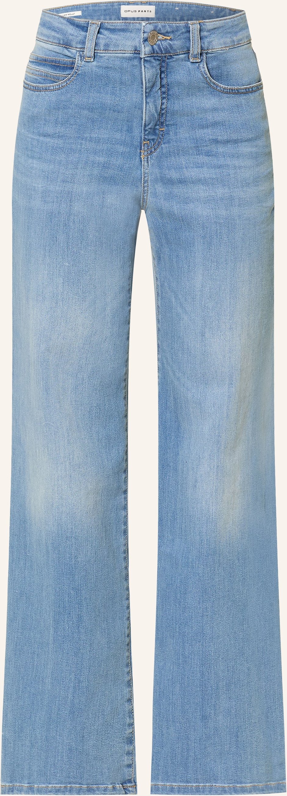 Opus Pants Wide Leg Jeans Melly Modern blau