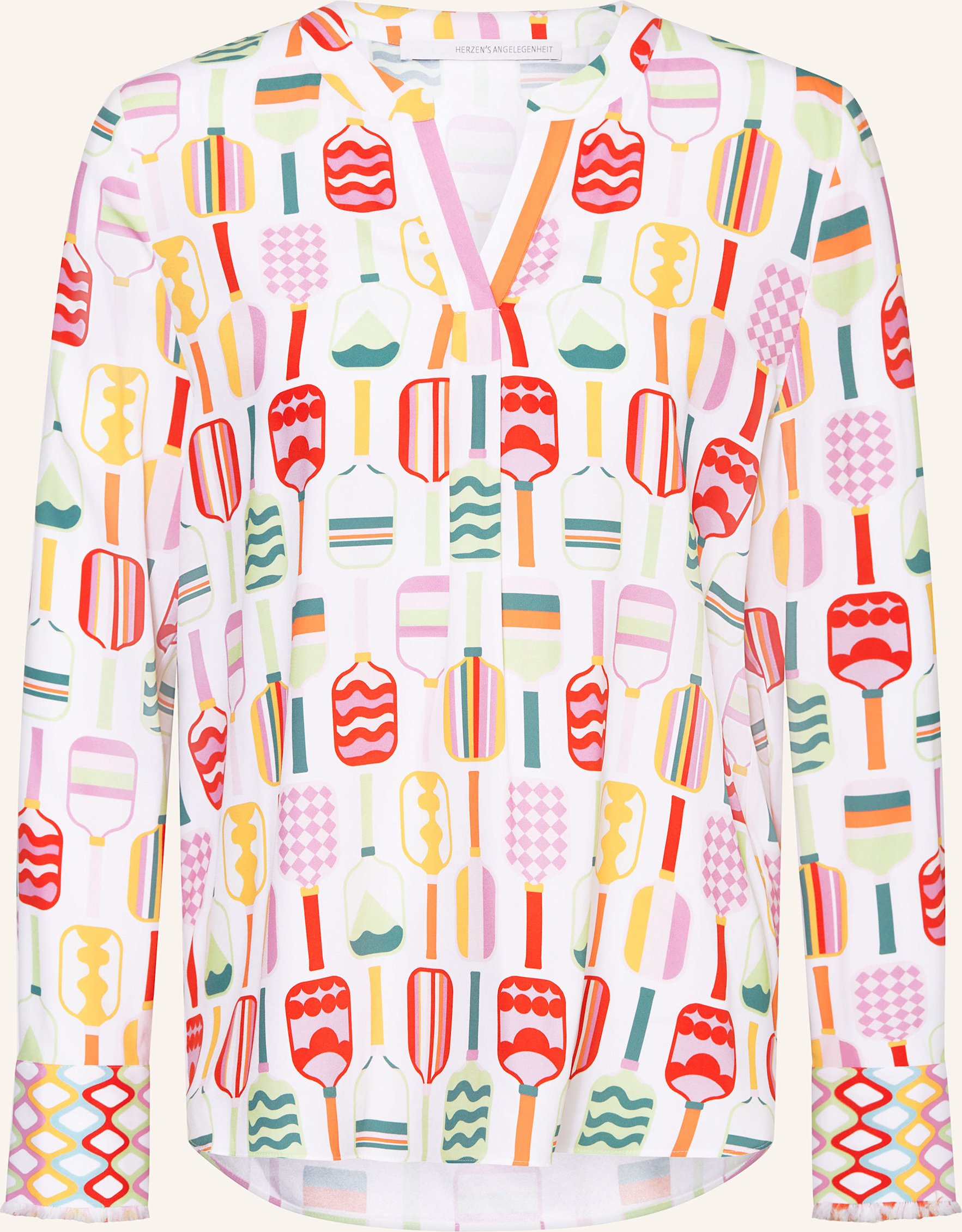 Herzen's Angelegenheit Blusenshirt Aus Seide pink