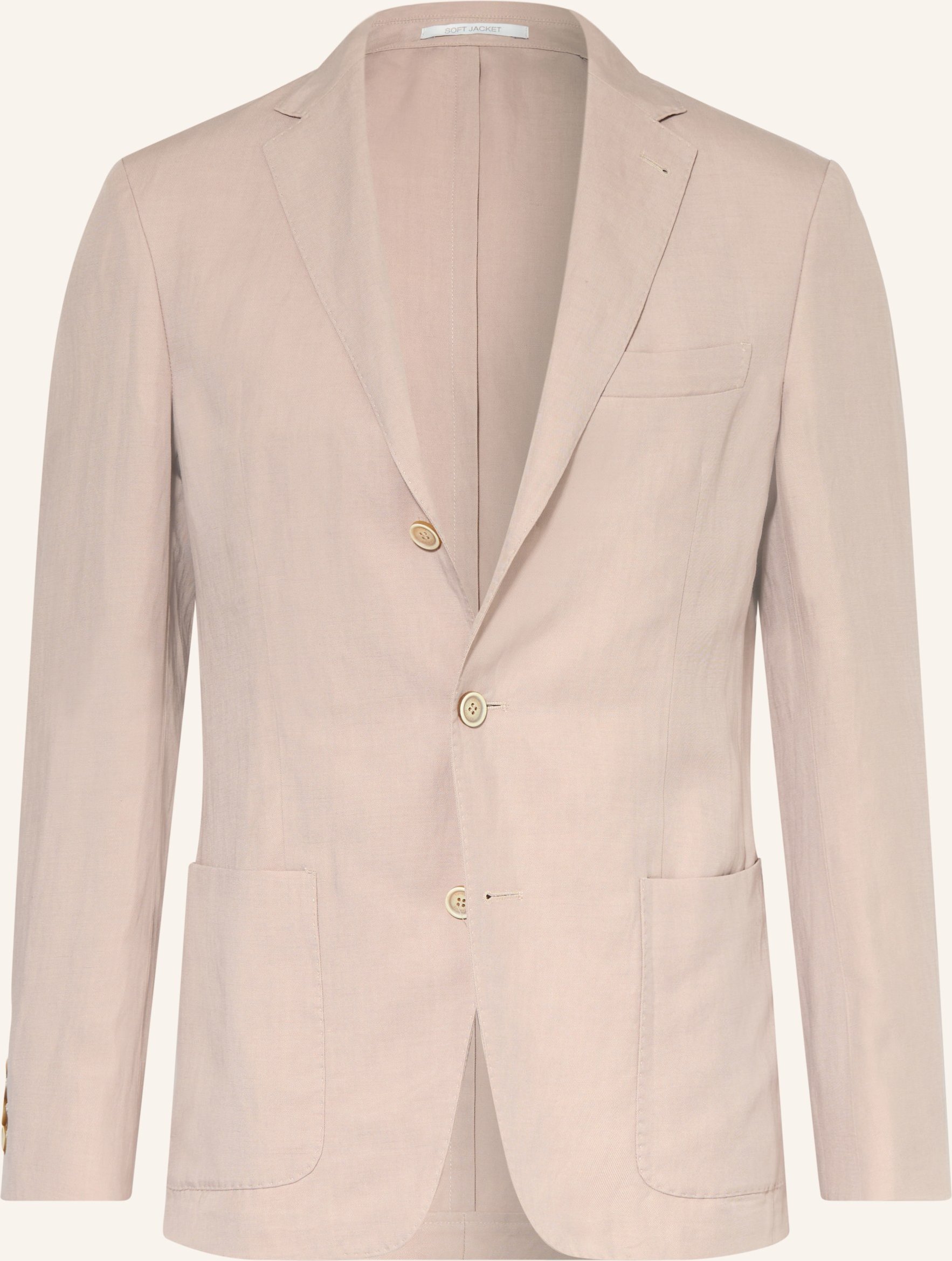 Eleventy Sakko Slim Fit Mit Leinen beige