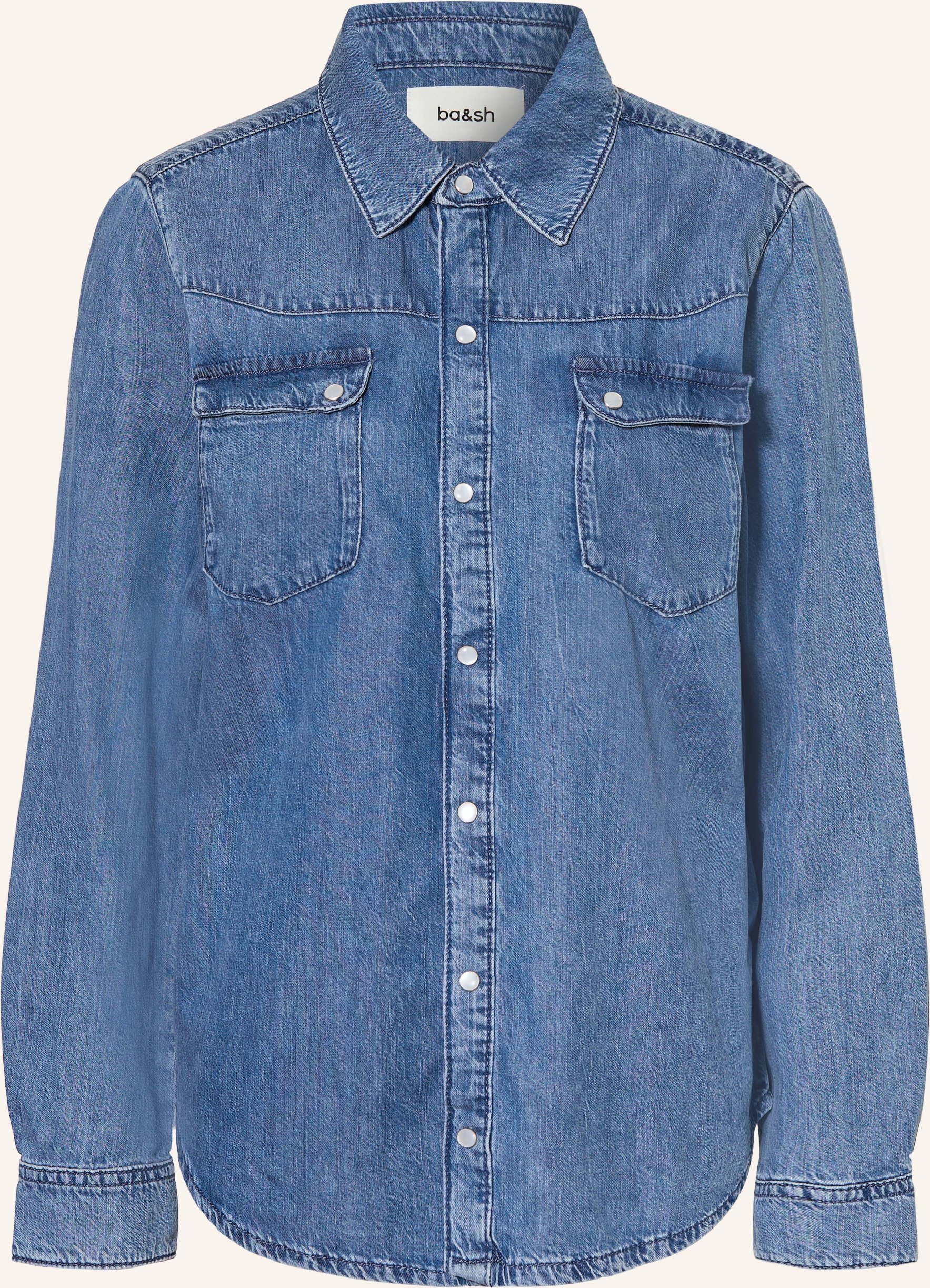 Ba&Sh Jeansbluse Adali blau