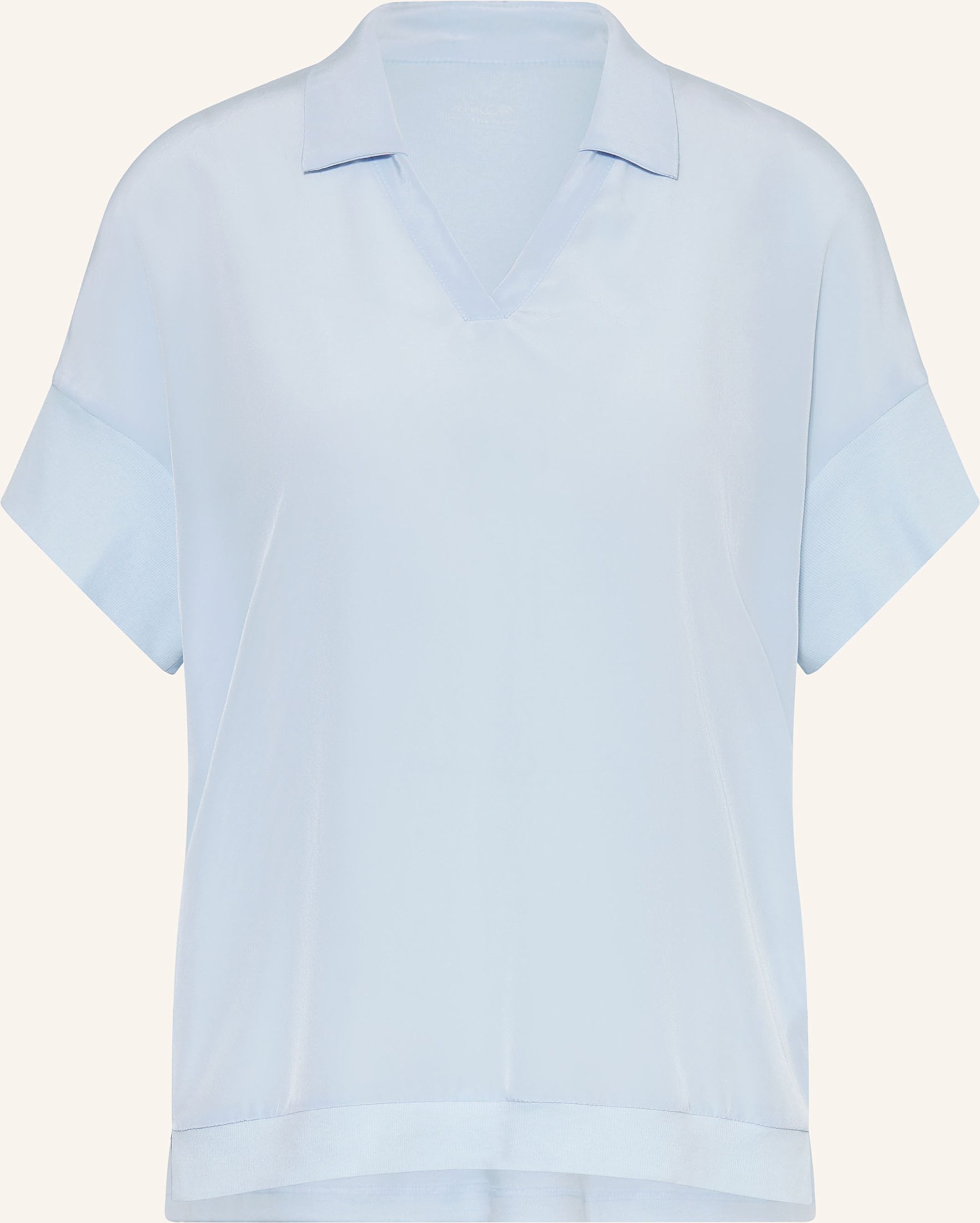Marc Cain Blusenshirt Im Materialmix blau