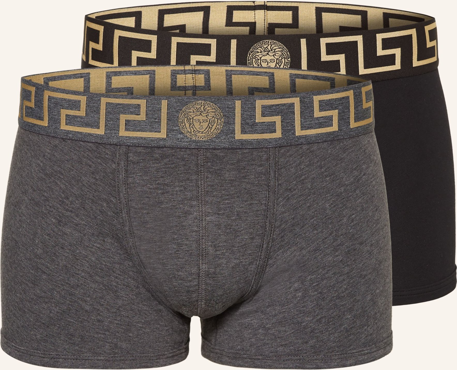 Versace 2er-Pack Boxershorts schwarz