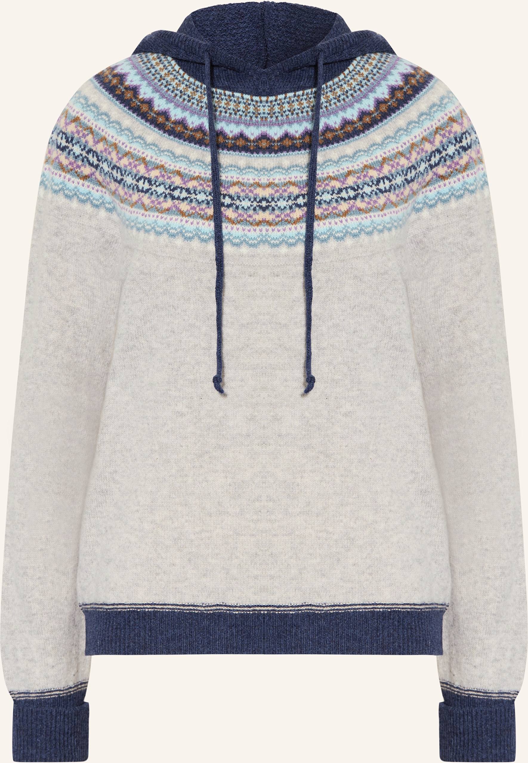 Eribé Strick-Hoodie Alpine grau