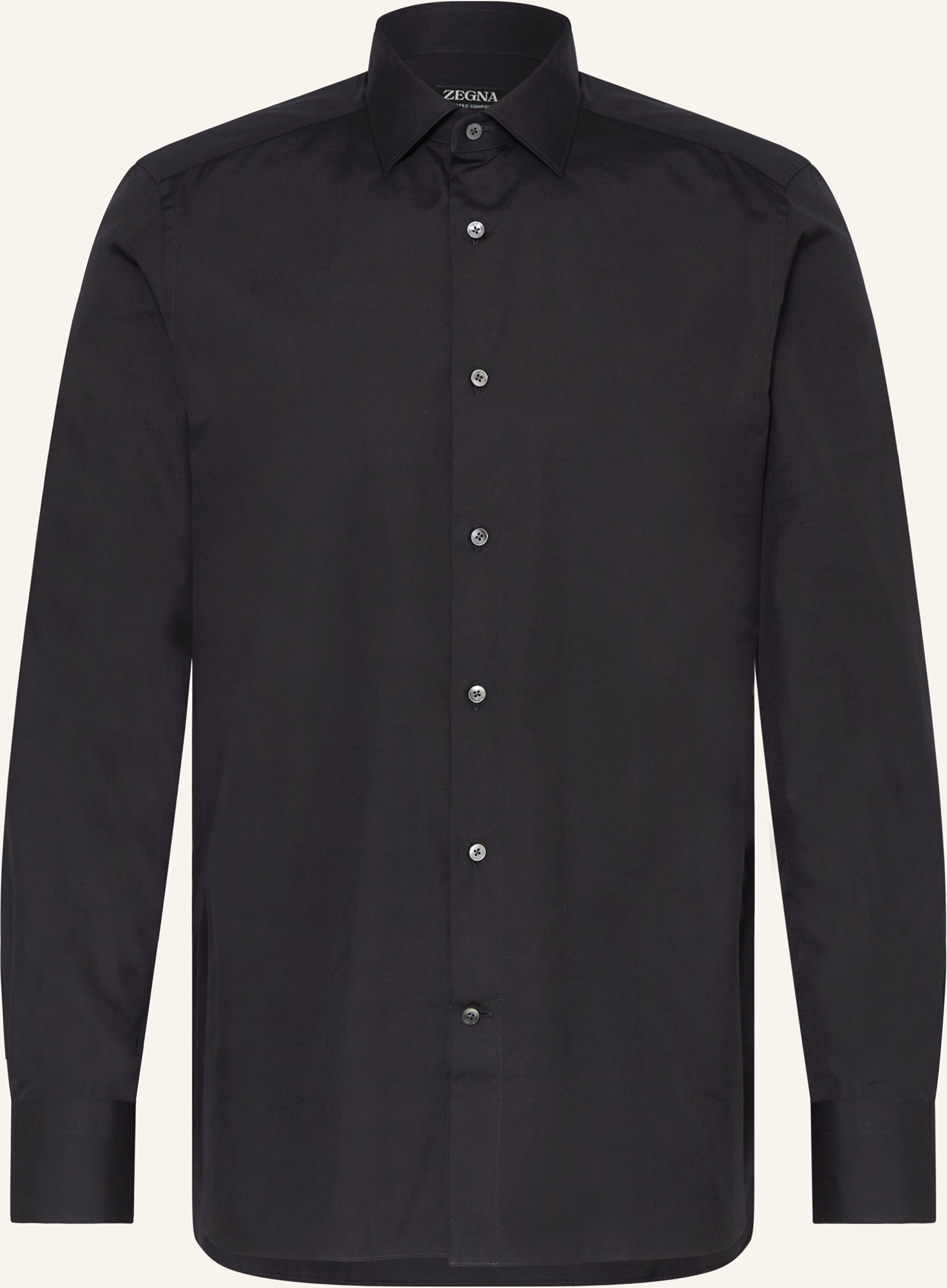 Zegna Hemd Regular Fit blau