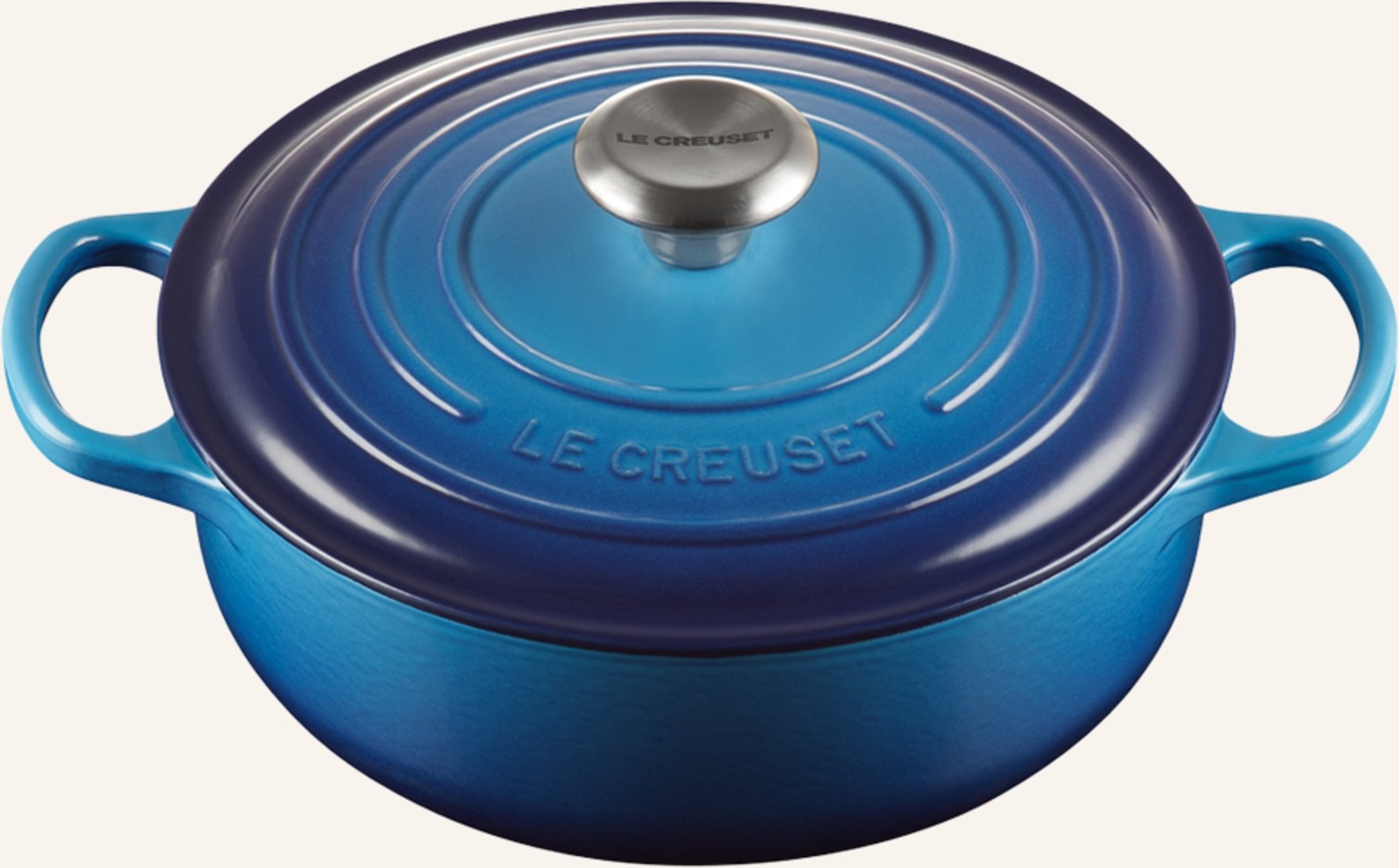 Le Creuset Bräter Signature blau