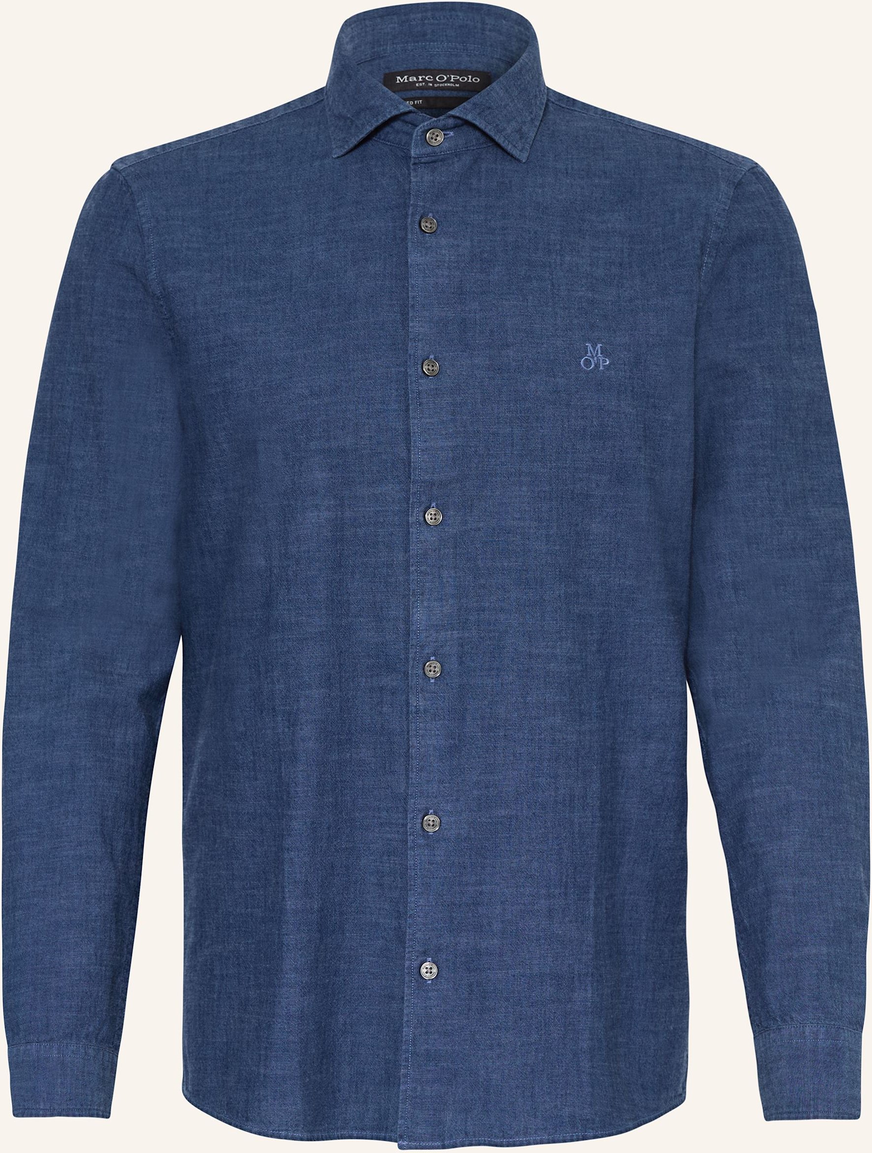 Marc O'polo Hemd Shaped Fit blau