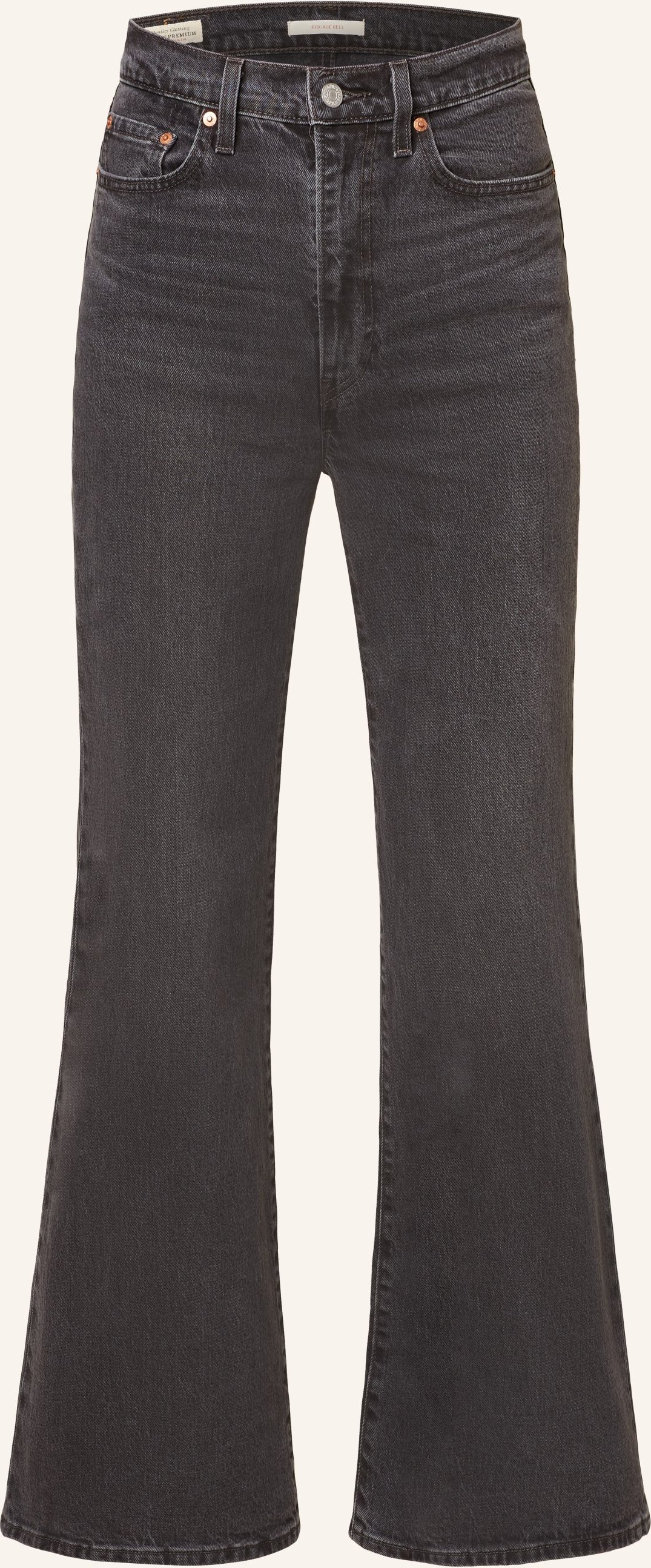 Levi's® Jeans Ribcage Bell schwarz