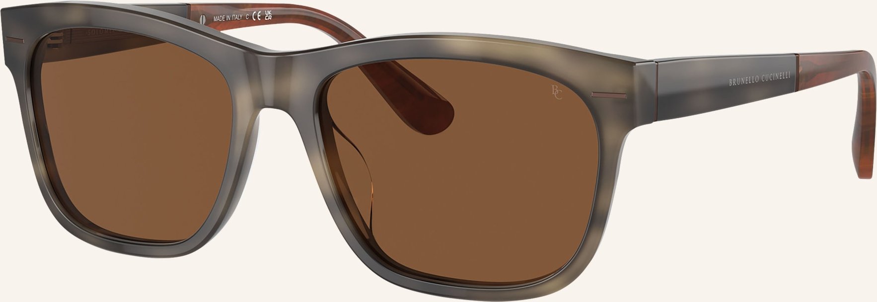 Brunello Cucinelli Sonnenbrille bc4003s braun