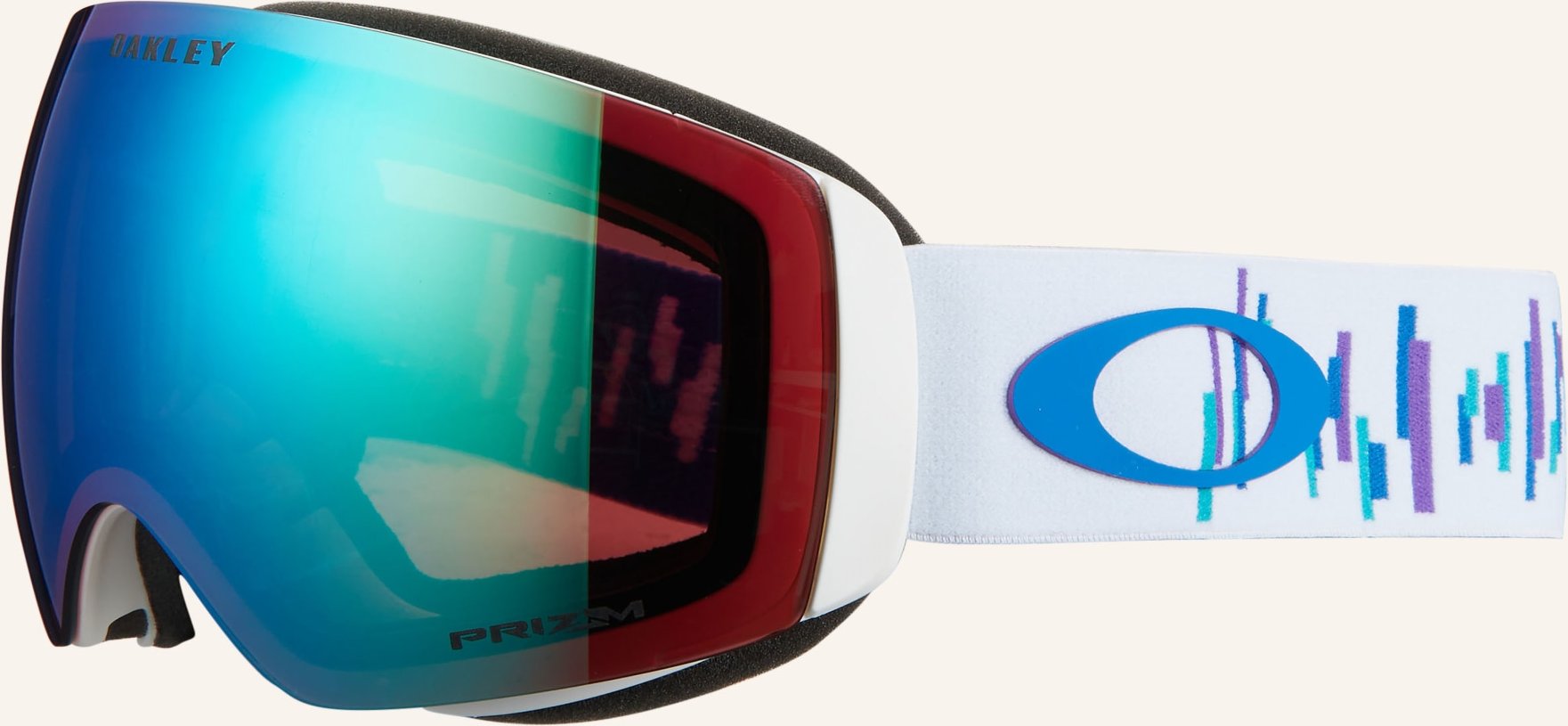 Oakley Skibrille Flight Deck™ weiss