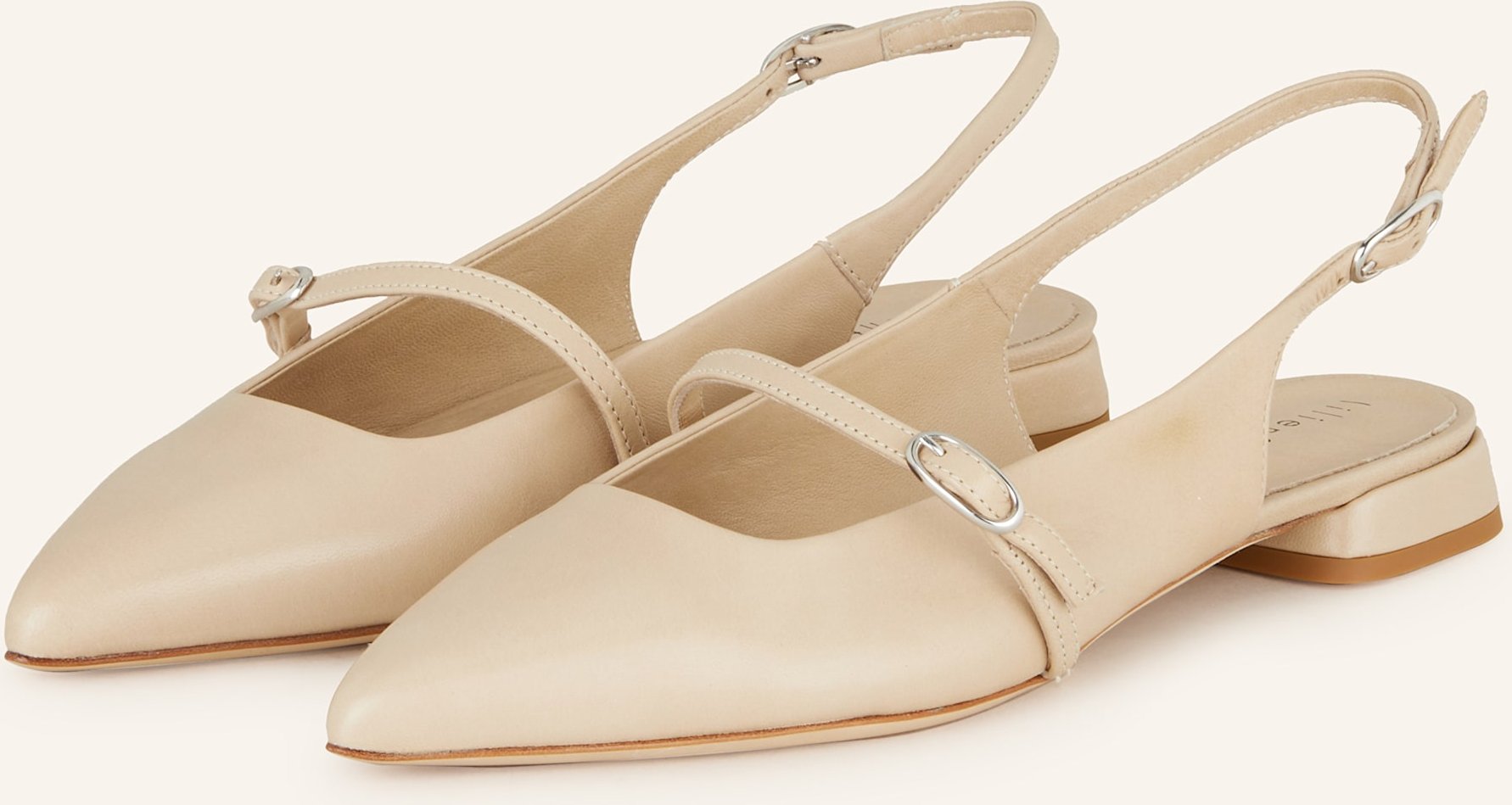 Lilienfels Slingballerinas beige