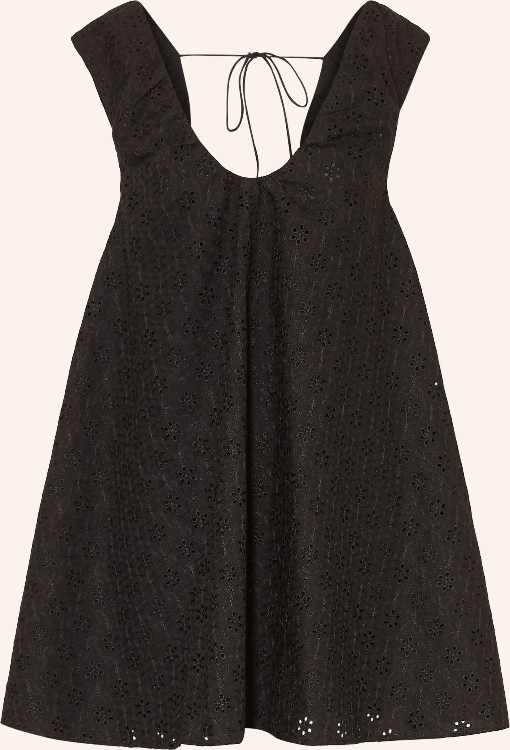 Faithfull The Brand Kleid Juana Aus Lochspitze schwarz