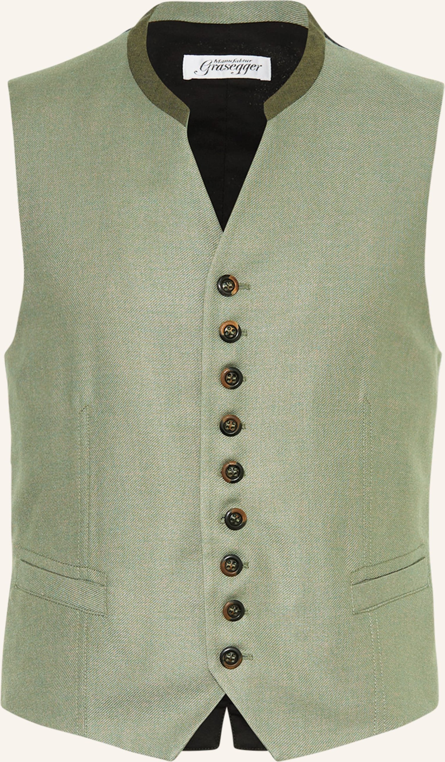 Grasegger Trachtenweste Xanten gruen