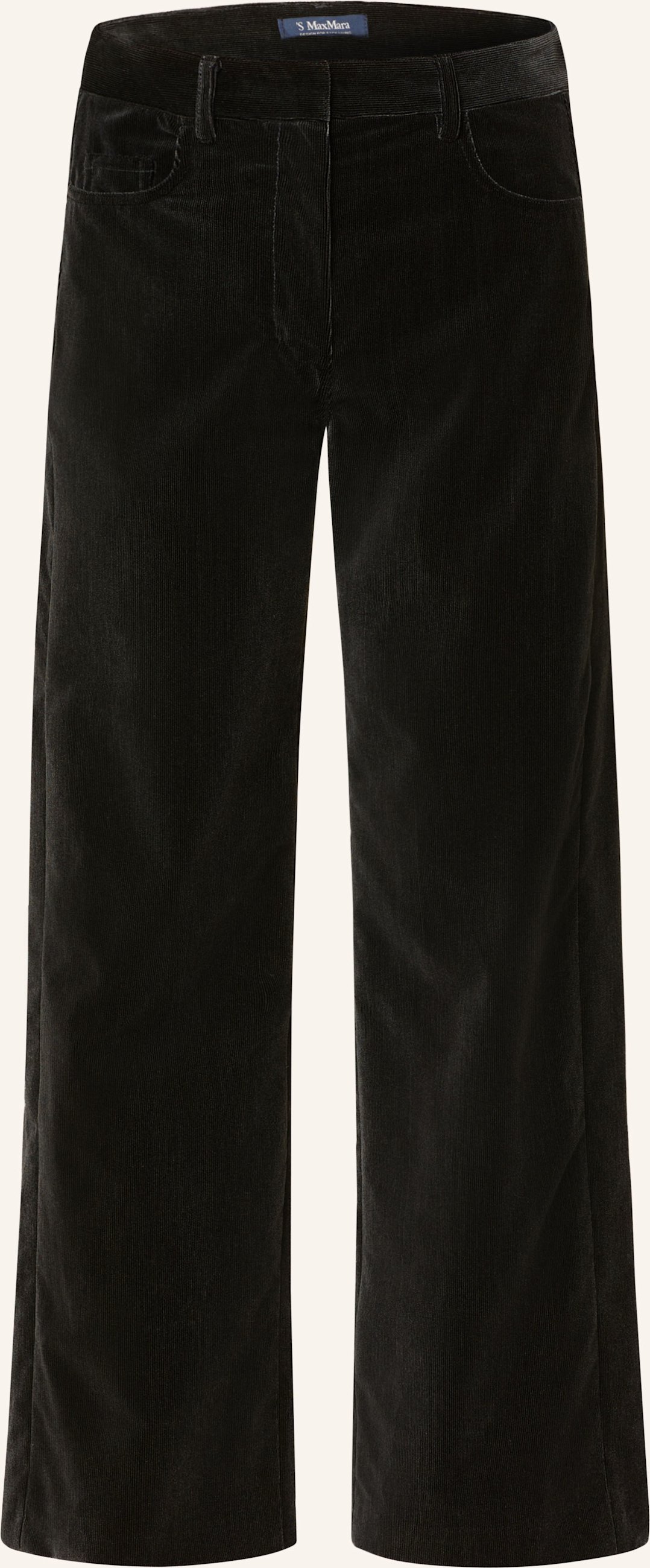 S Max Mara Marlenehose Caucaso Aus Cord grau