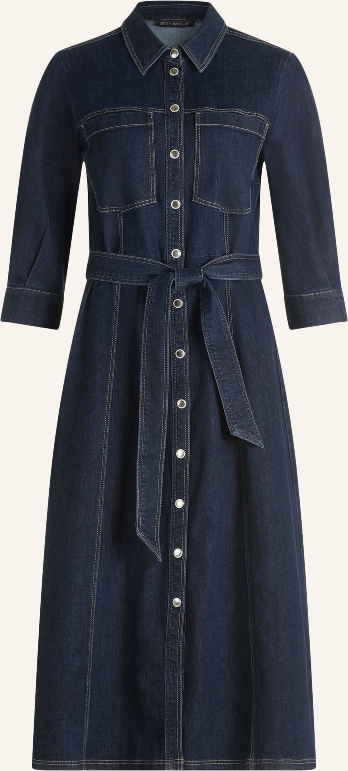 Betty Barclay Jeanskleid Mit 3/4-Arm blau