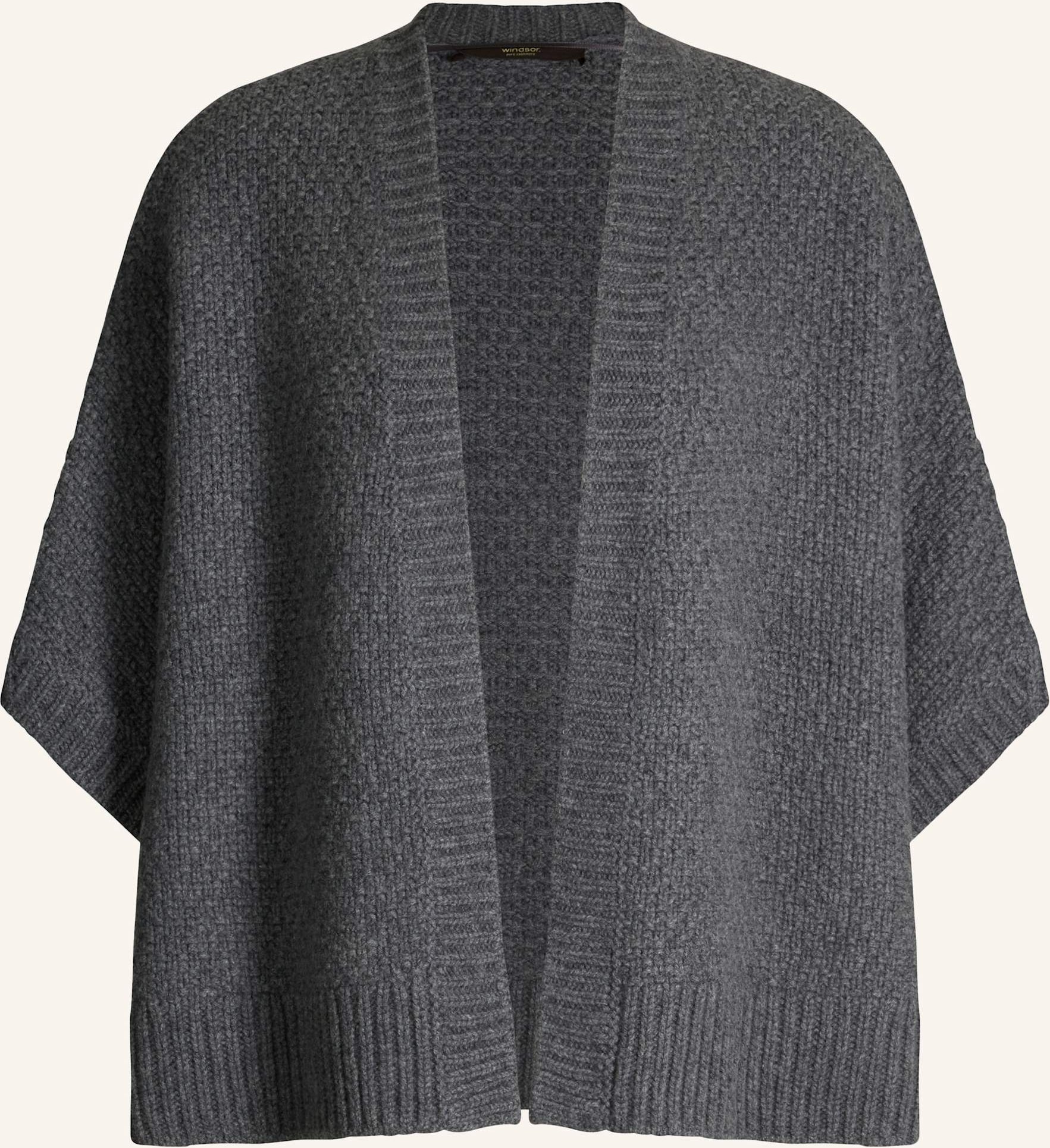 Windsor. Strickhülle Aus Cashmere grau