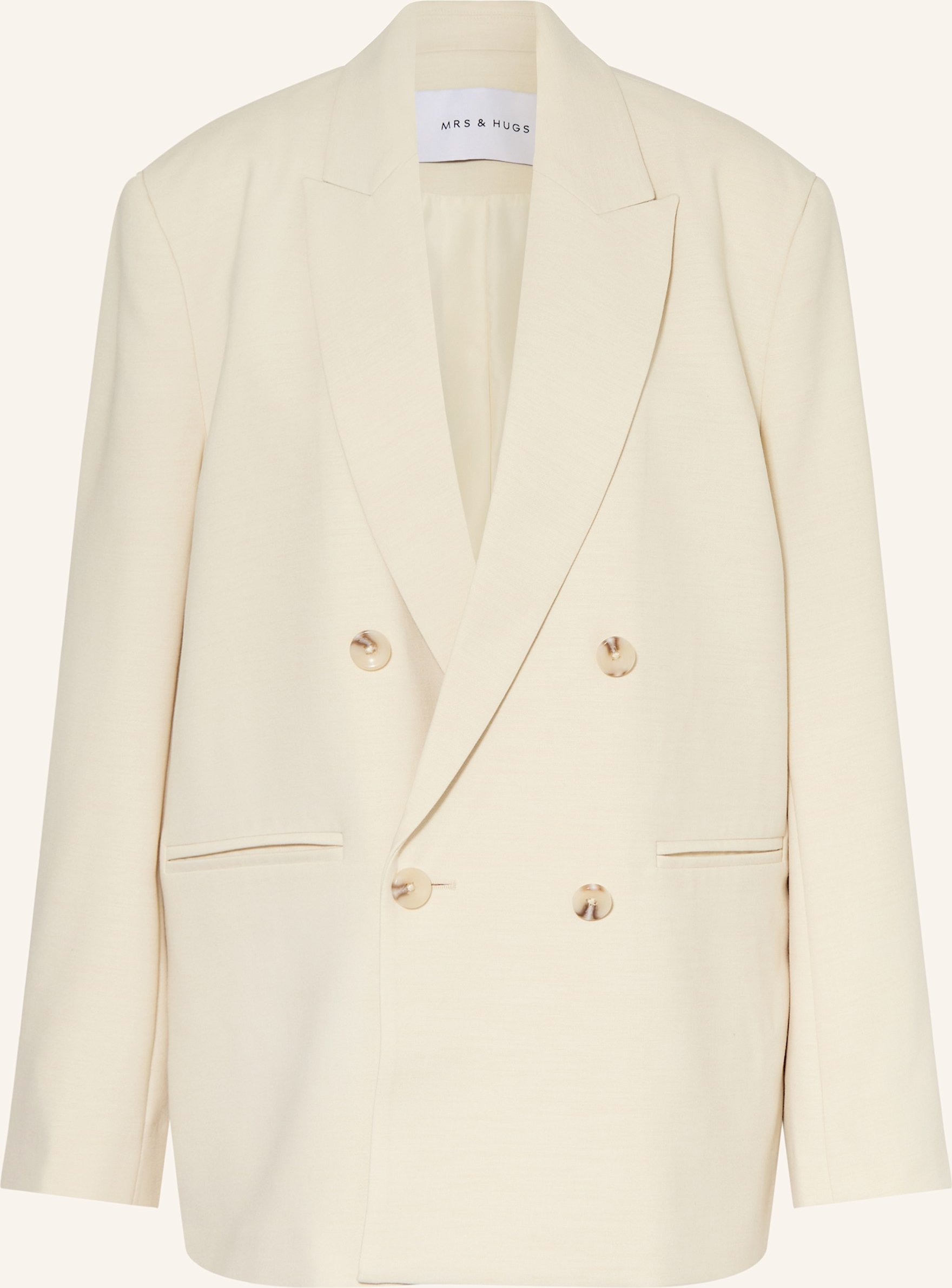 Mrs & Hugs Blazer weiss