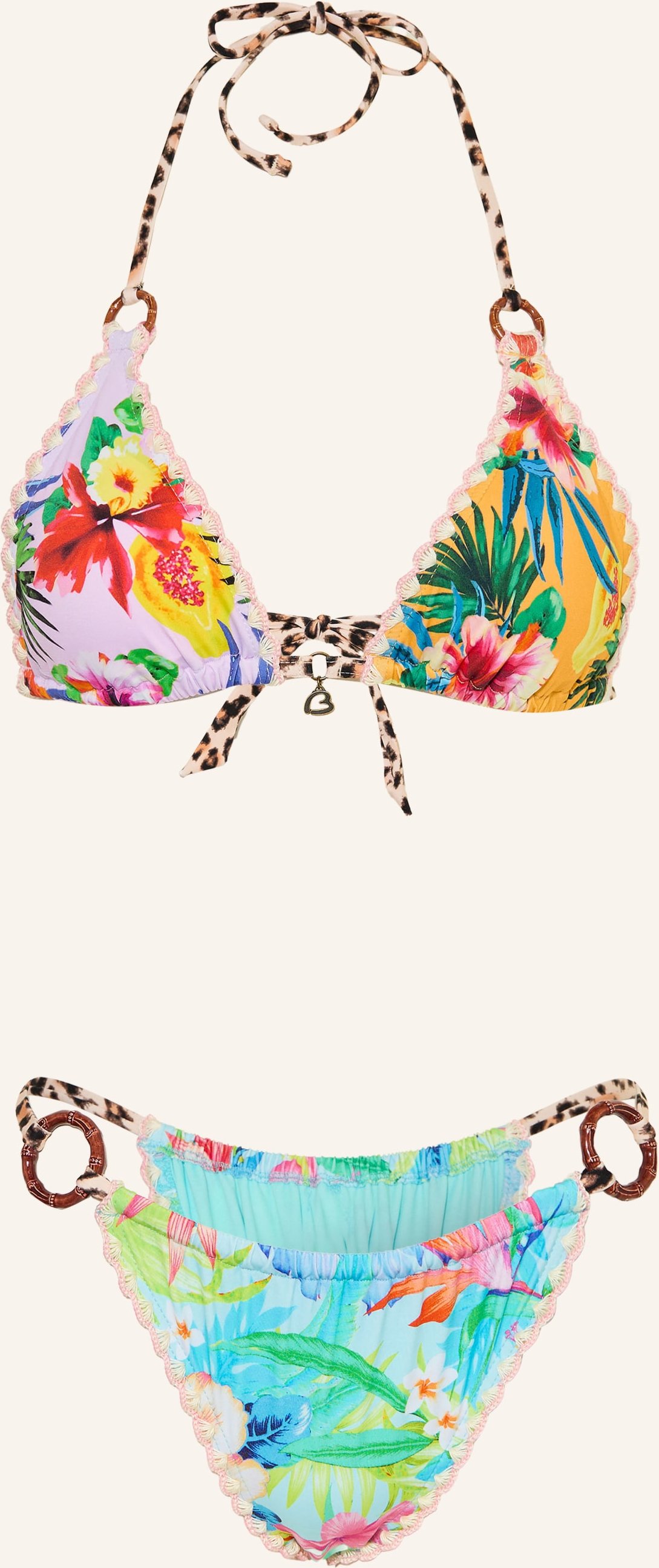 Banana Moon Triangel-Bikini Cricozania Luha blau