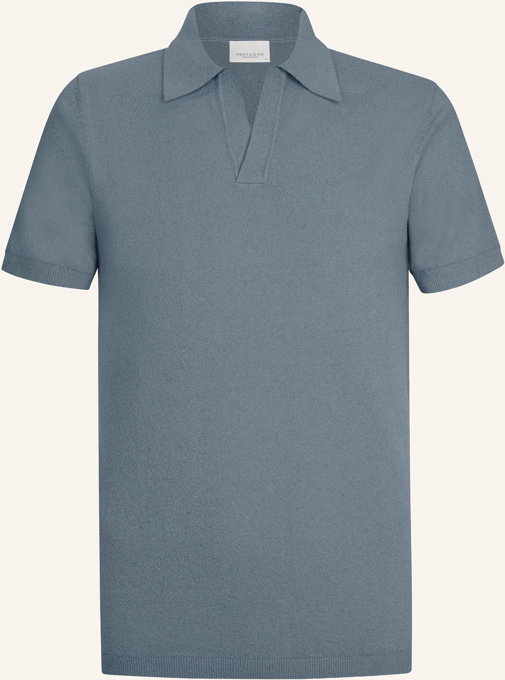 Profuomo Polo Kurzarm grau