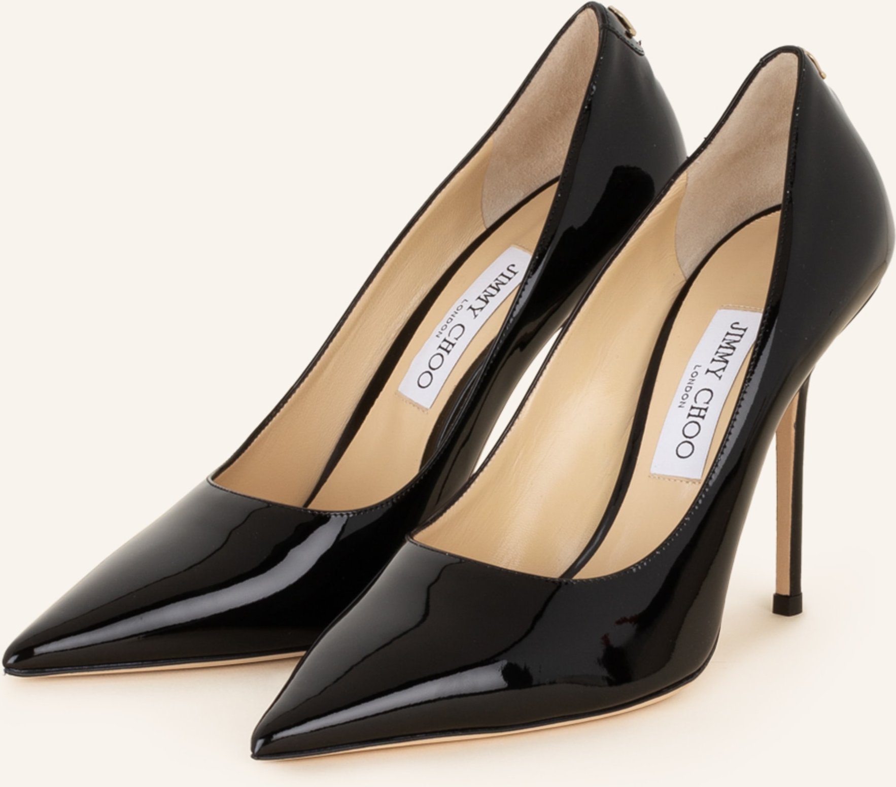 Jimmy Choo Lack-Pumps Love 100 schwarz