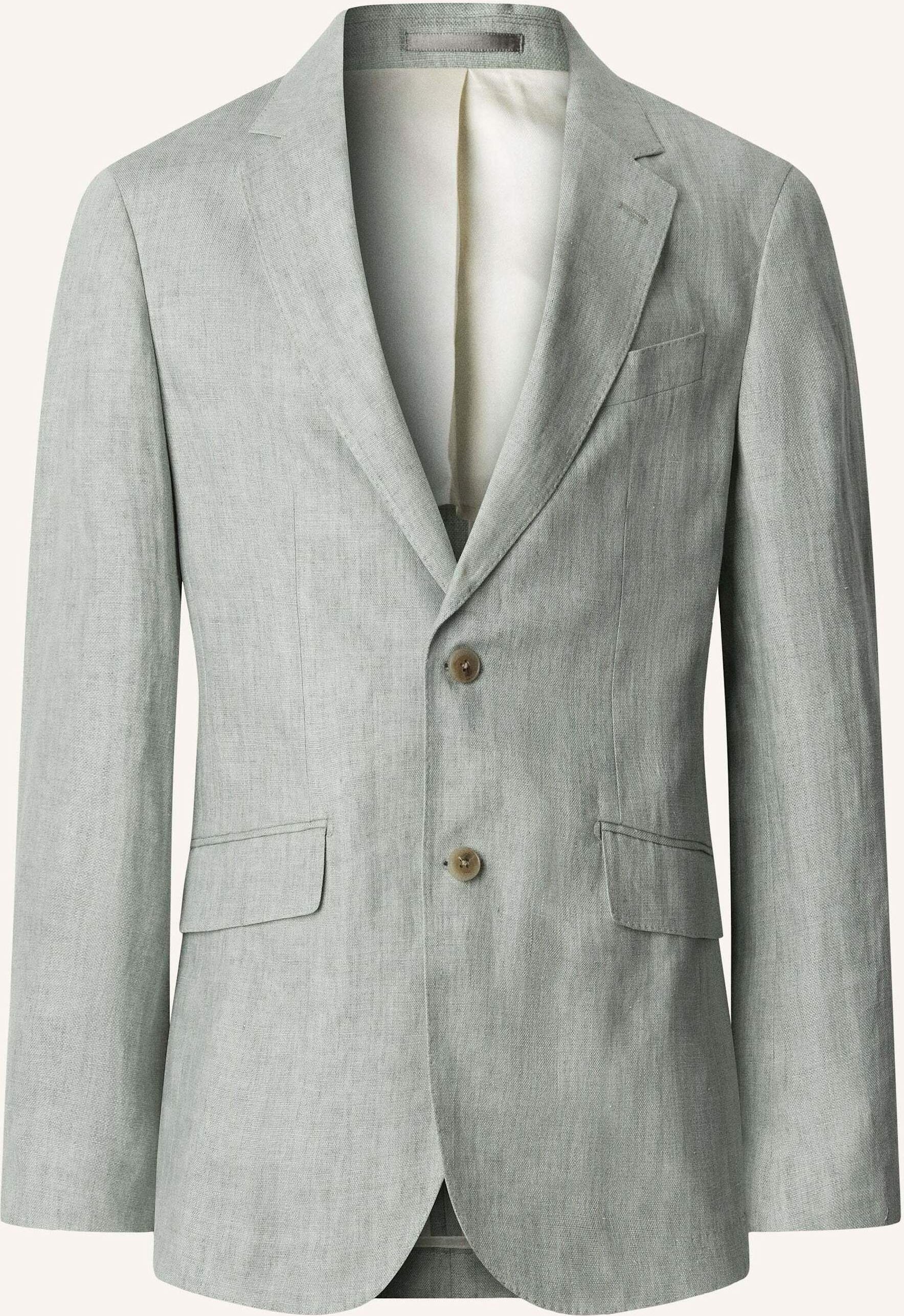 Hackett London Sakko Linen Delave Hopsack gruen