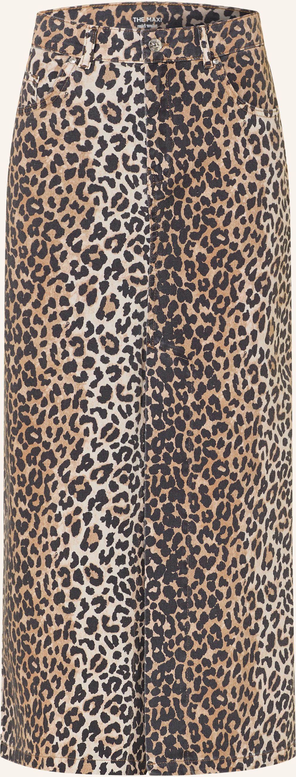 Thumbnail - Oui Jeansrock braun