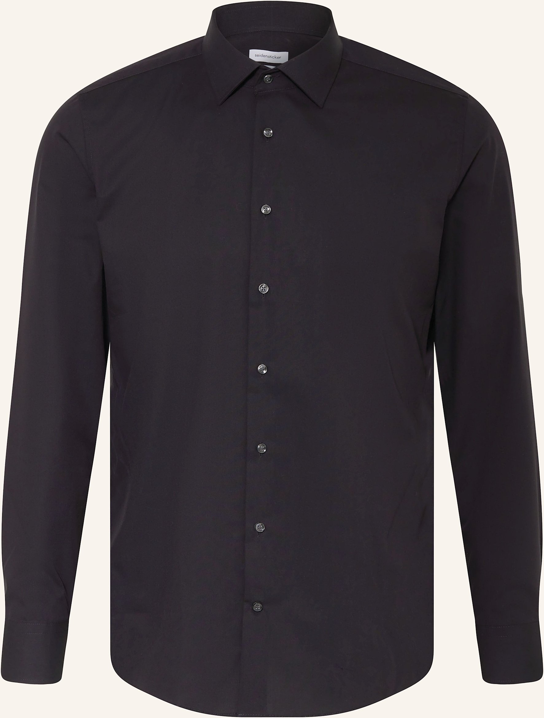 Thumbnail - Seidensticker Hemd Slim Fit schwarz