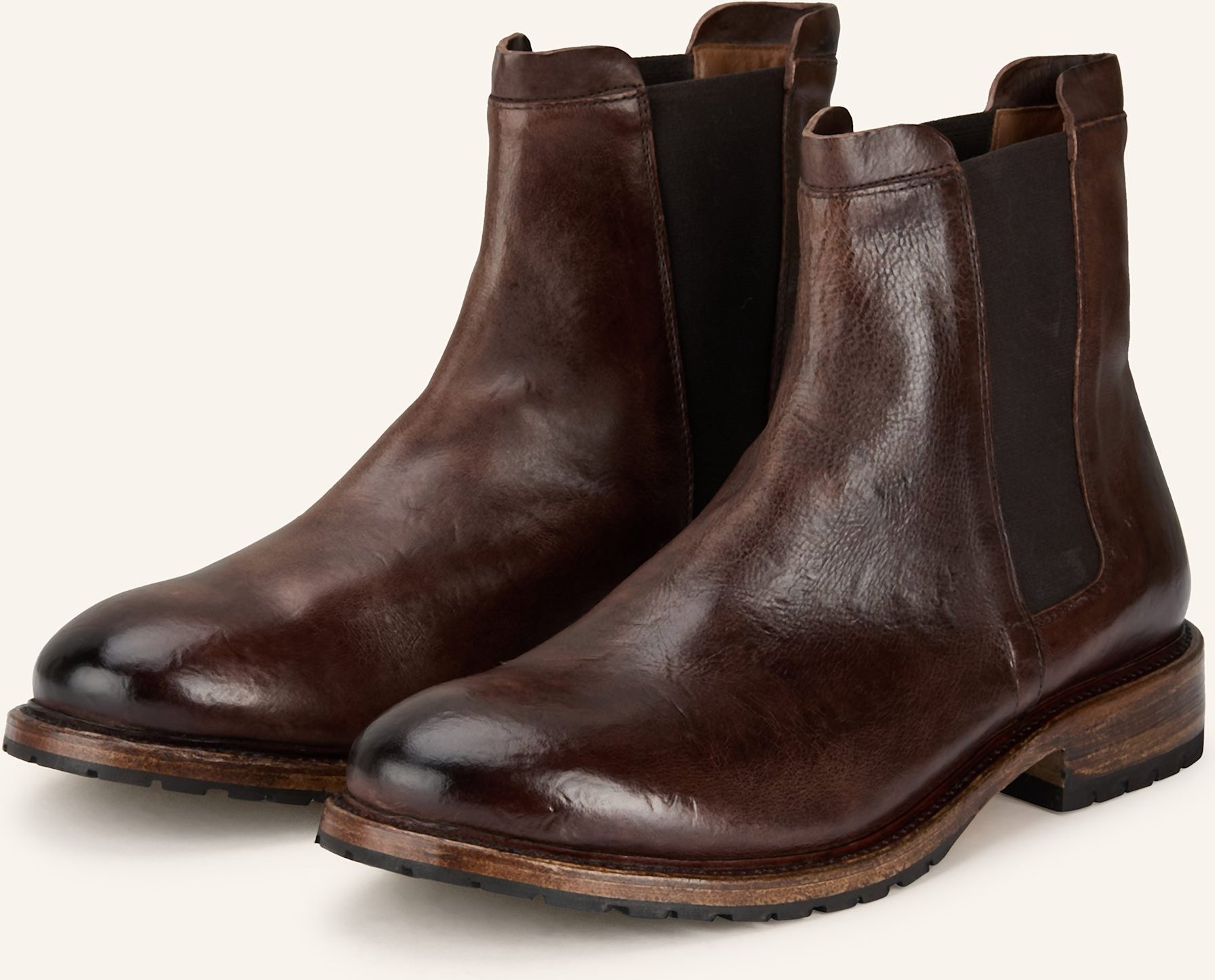 Cordwainer Chelsea-Boots braun