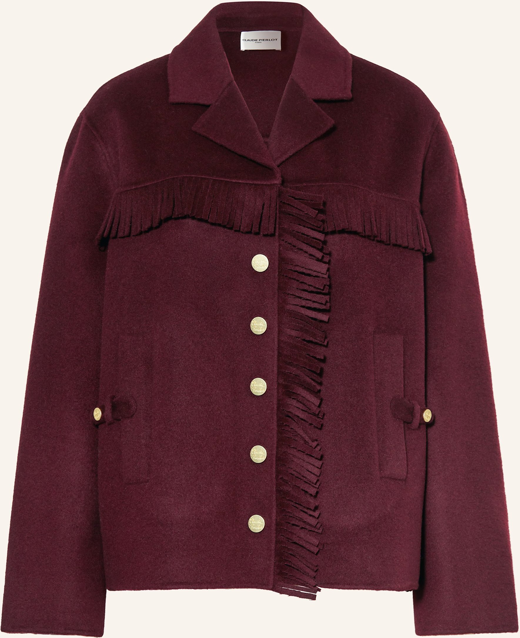 Thumbnail - Claudie Pierlot Jacke rot