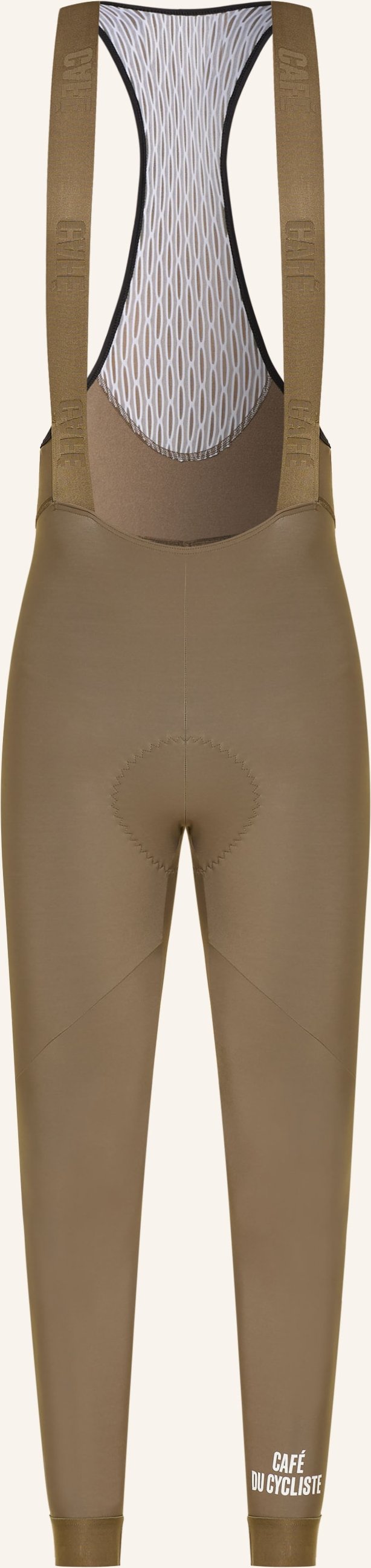 Café Du Cycliste Radhose Marie Mit Trägern Und Gepolstertem Einsatz braun