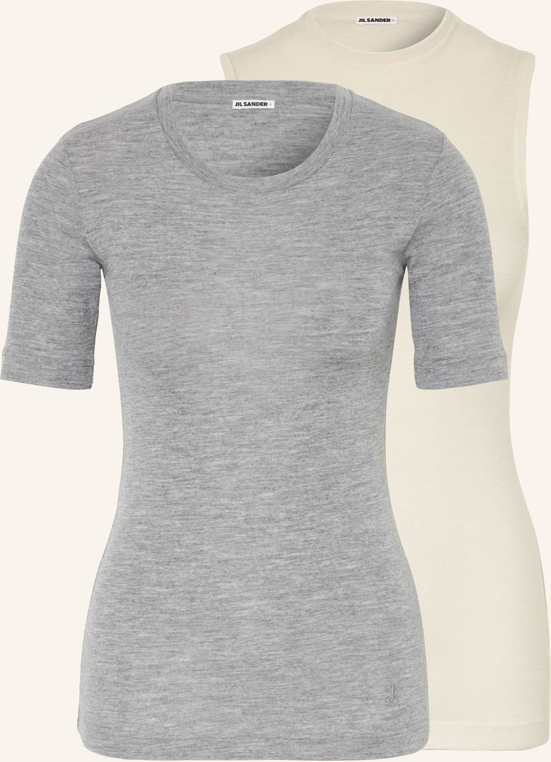 Jil Sander Strickshirt grau