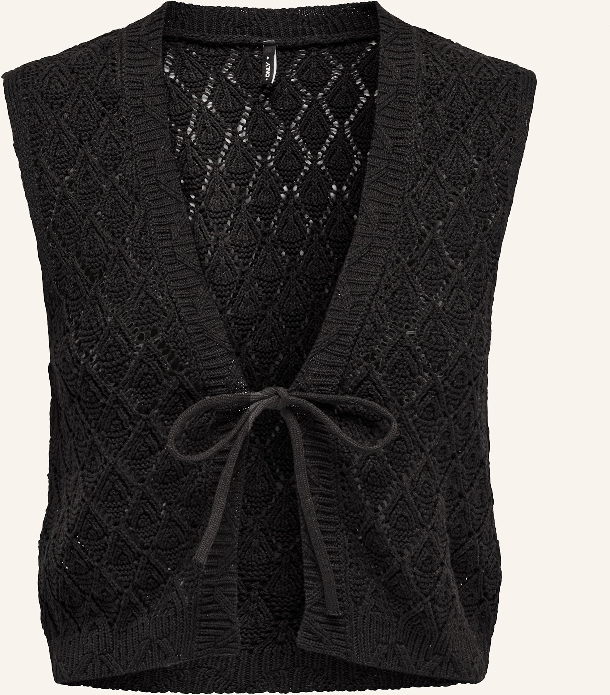 Only Strickweste schwarz