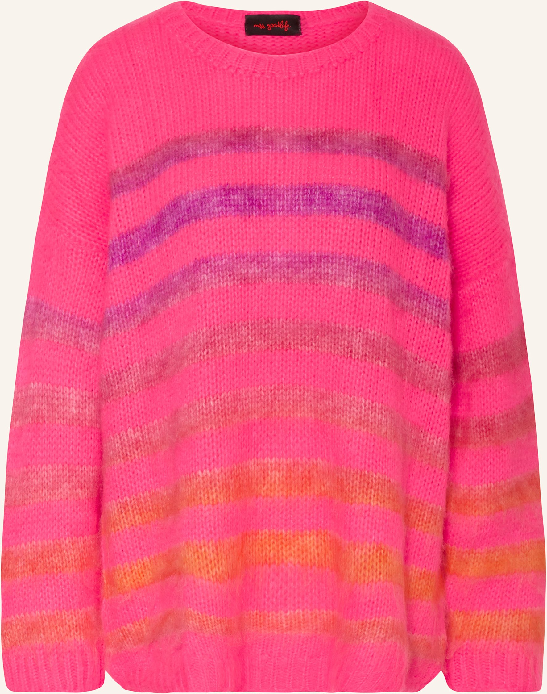 Miss Goodlife Pullover Mit Alpaka pink