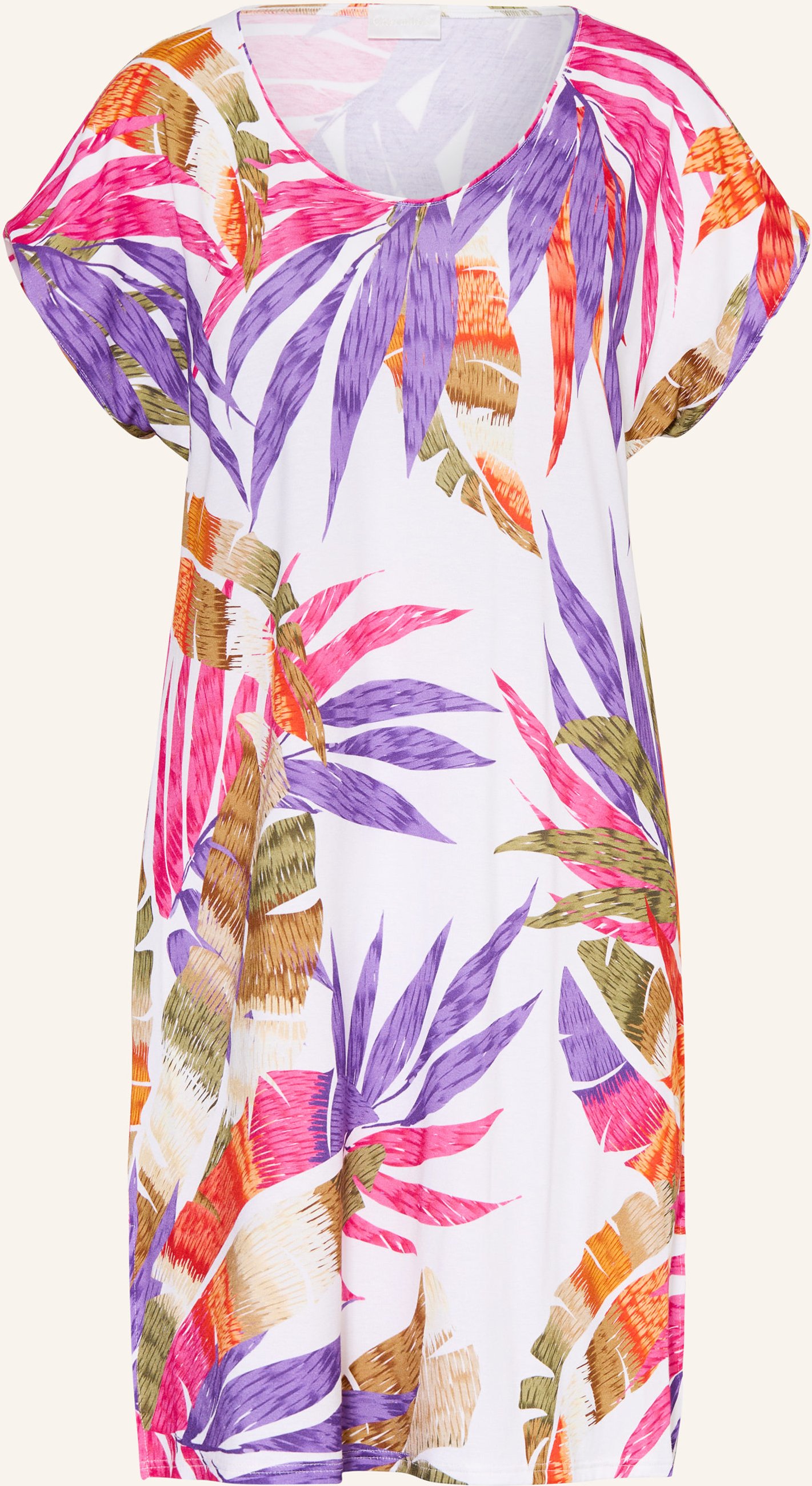 Charmline Strandkleid Palm Poetry lila