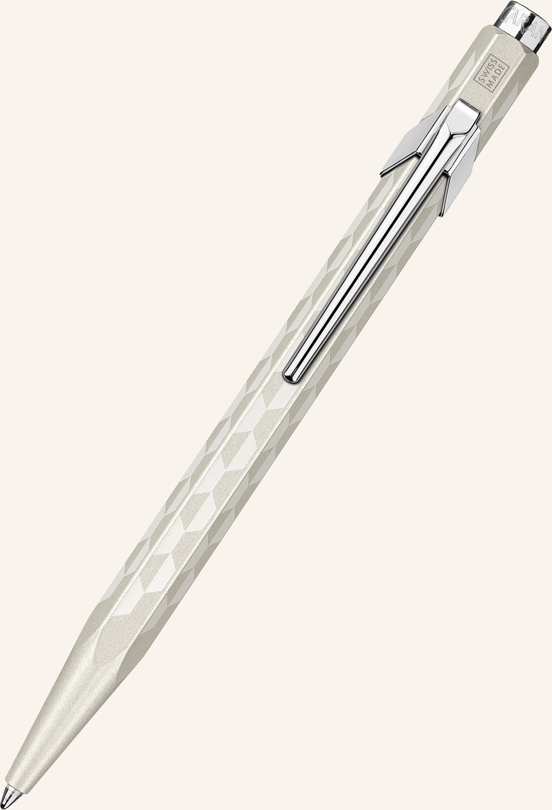 Caran D'ache Kugelschreiber 849™ Alpine Frost Weiss grau