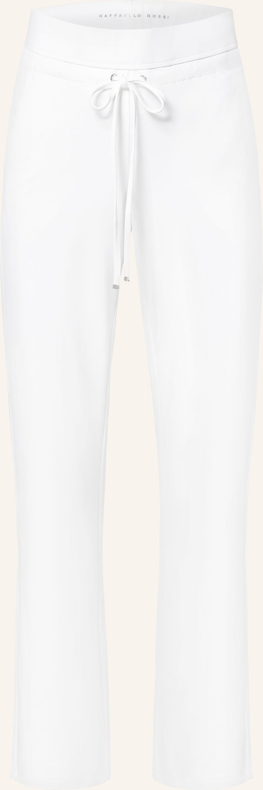 Thumbnail - Raffaello Rossi Jerseyhose Candice Im Jogging-Stil weiss