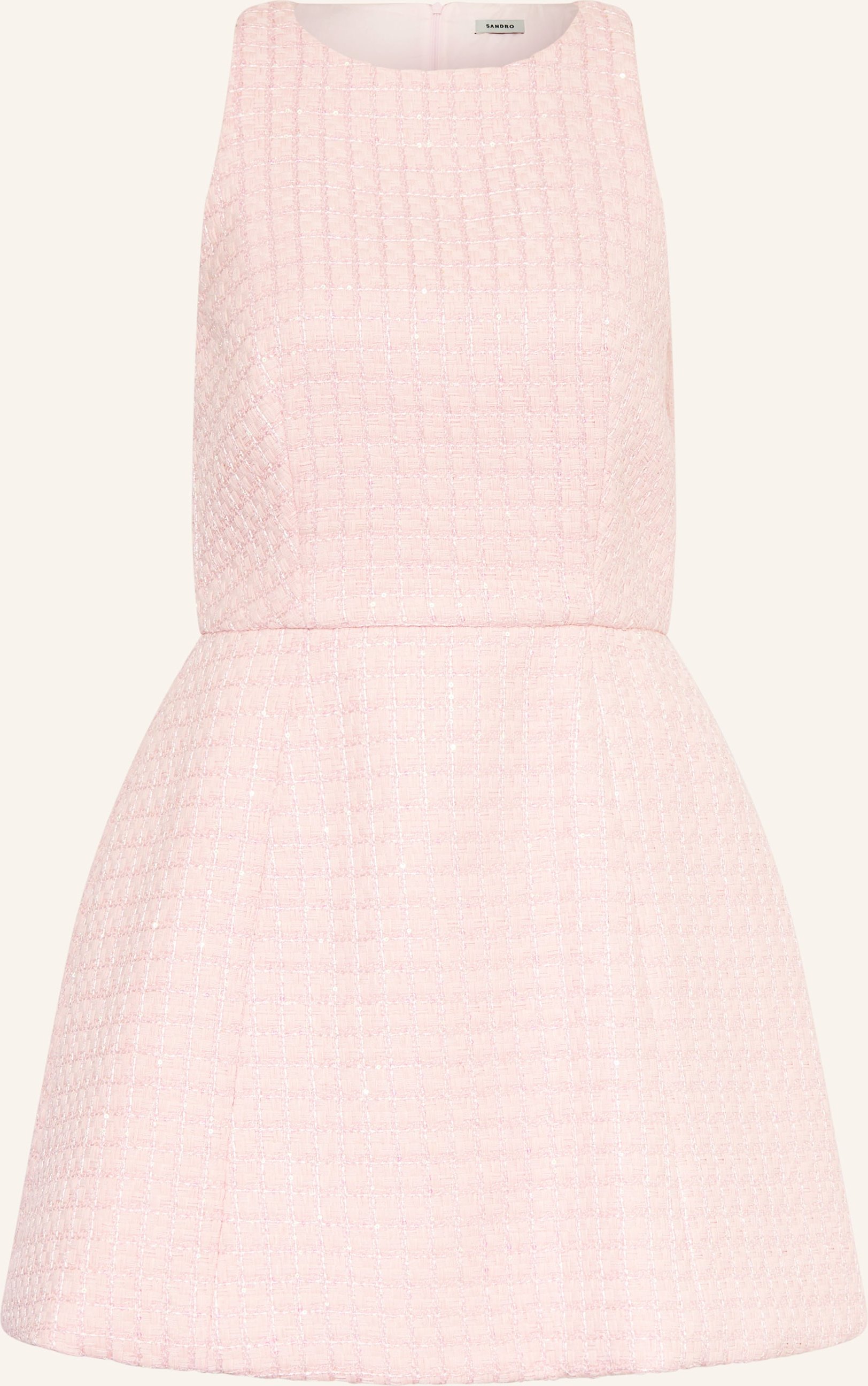 Sandro Kleid Demirose Mit Pailletten rosa