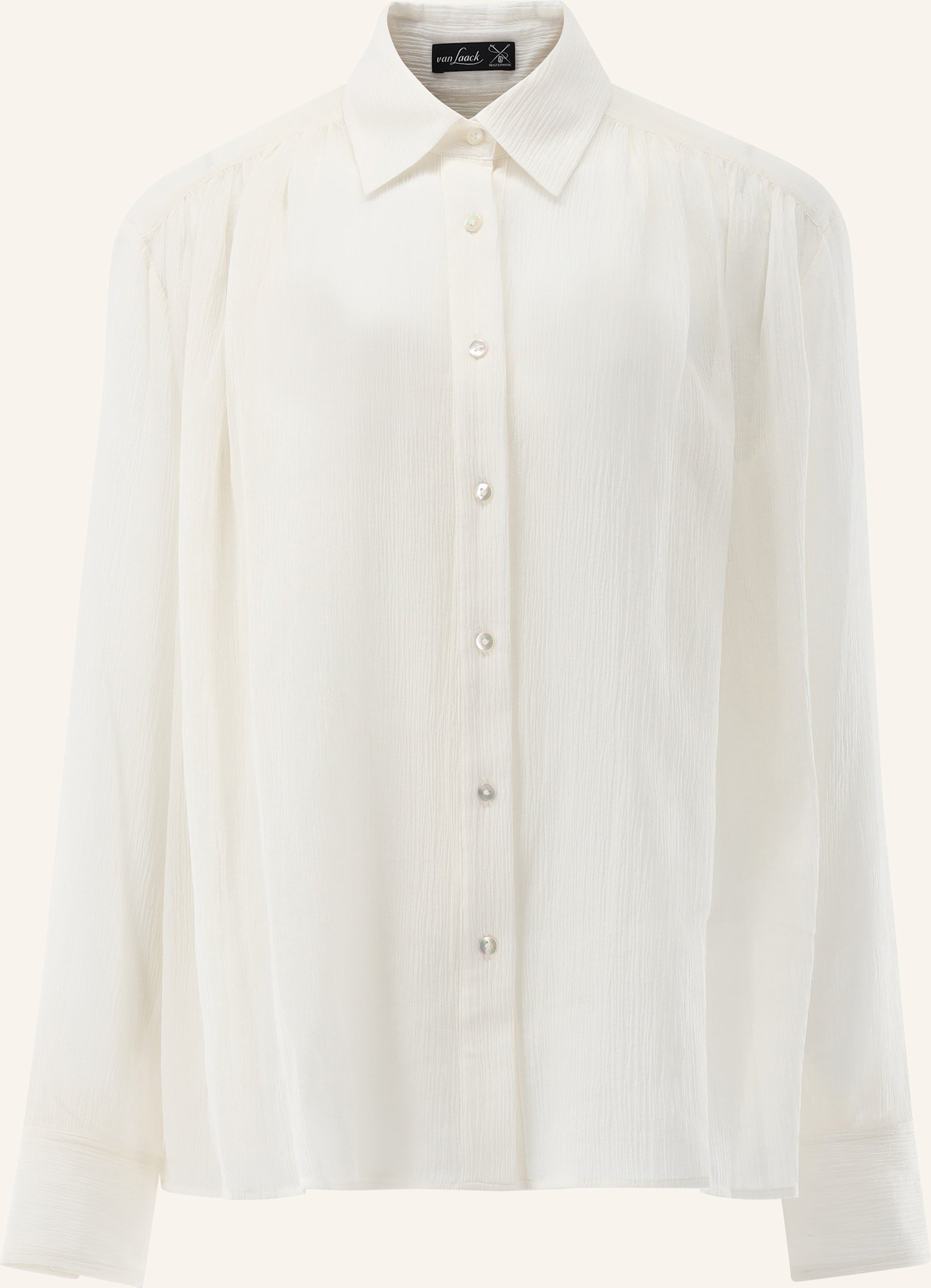 Van Laack Bluse Modern Fit beige