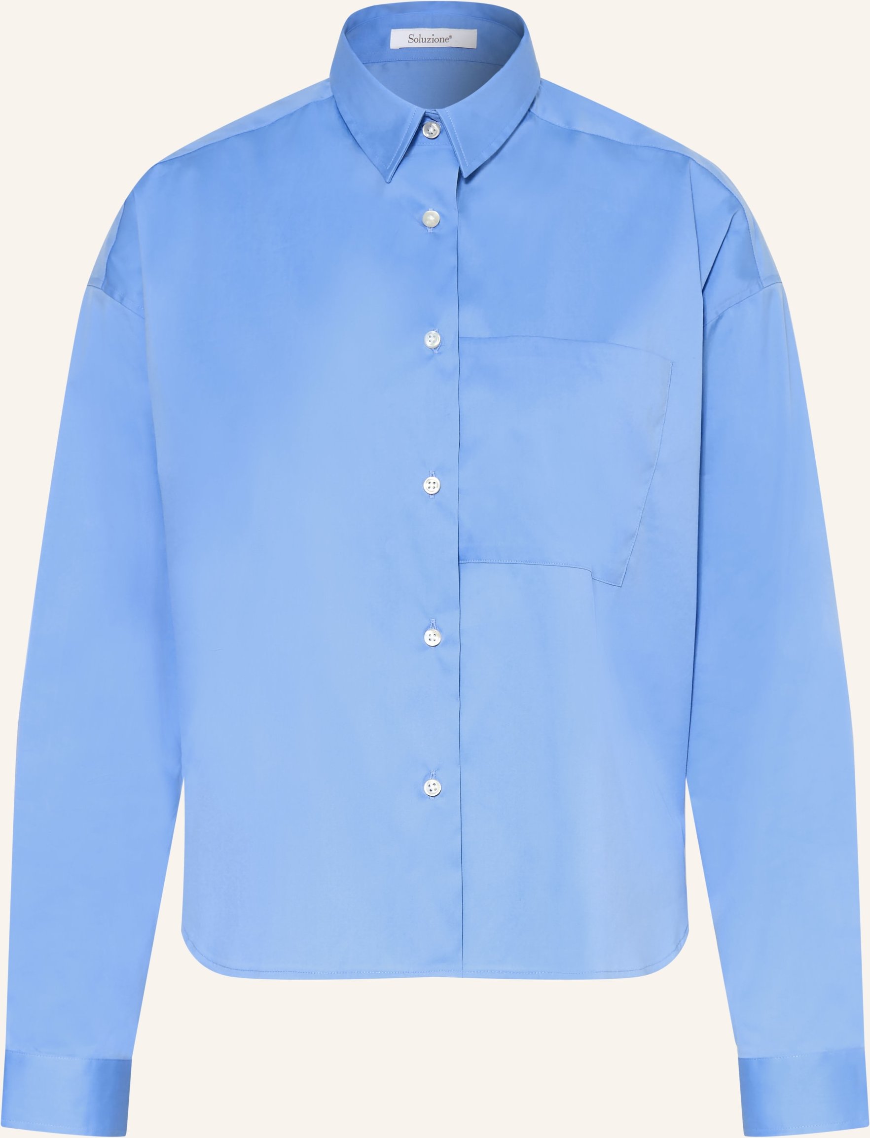Soluzione Hemdbluse blau