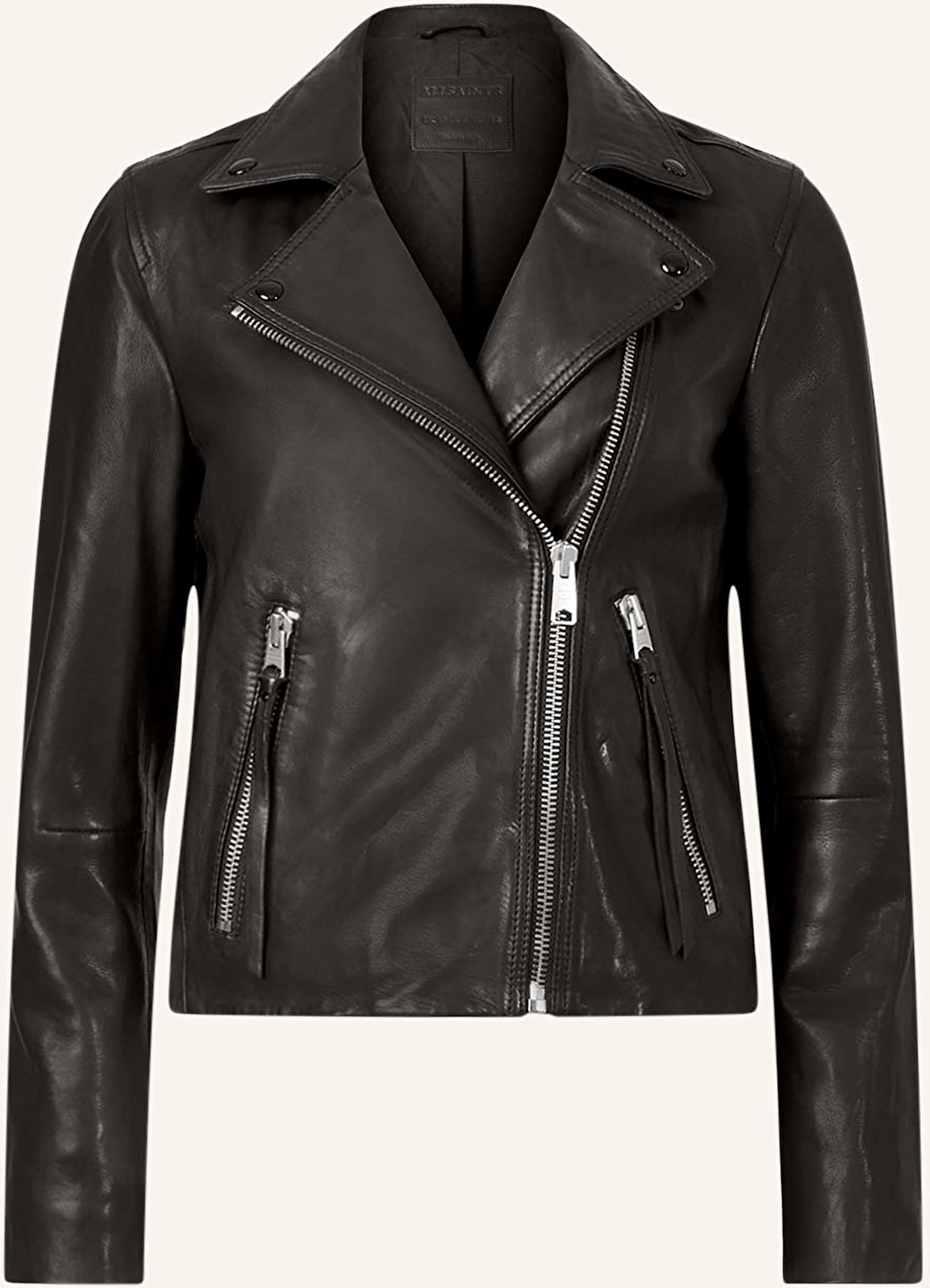 Allsaints Lederjacke Dalby schwarz