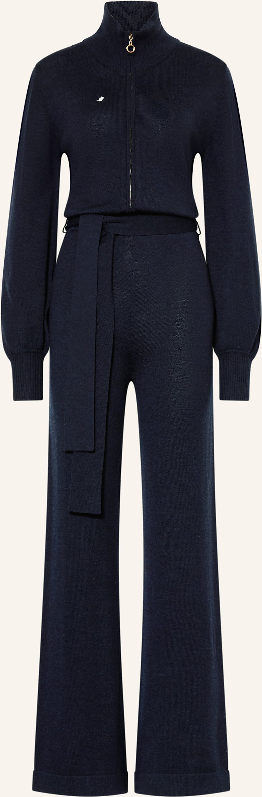 We Norwegians Jumpsuit Aus Merinowolle blau