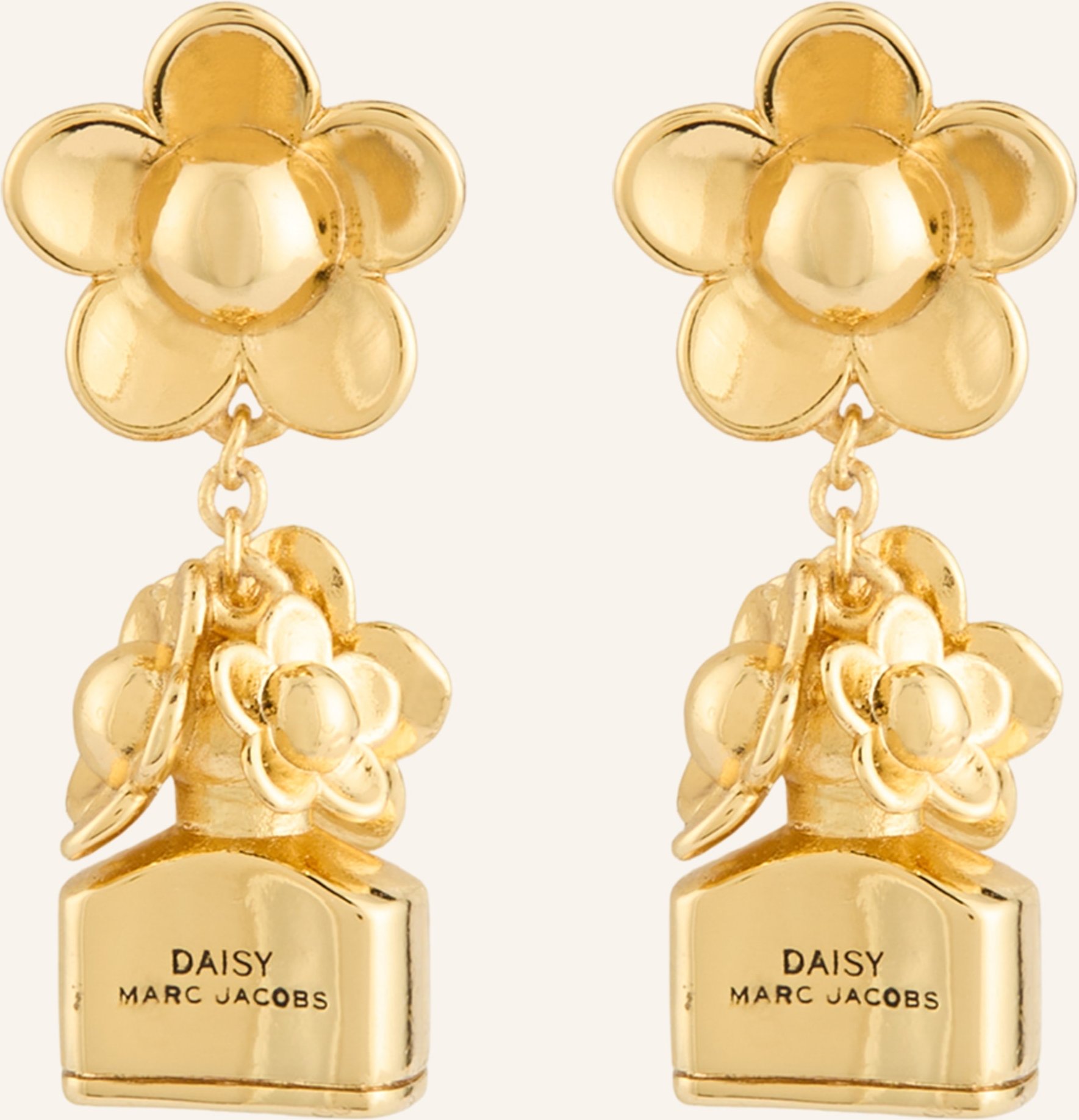 Marc Jacobs Ohrhänger The Mini Icon Daisy gold